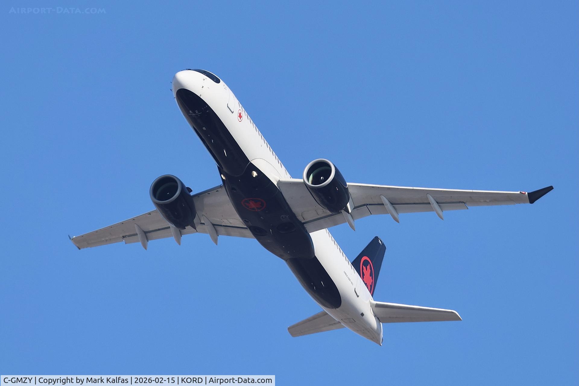 C-GMZY, 2020 Airbus A220-300 C/N 55102, BCS3 Air Canada Airbus A220-300 C-GMZY, AC506 ORD-YYZ