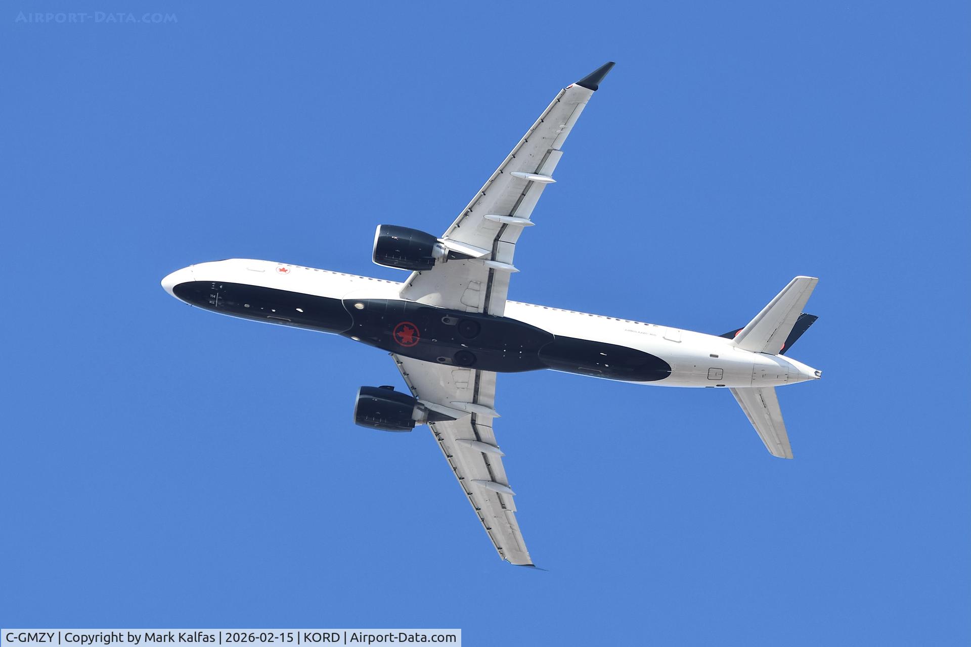 C-GMZY, 2020 Airbus A220-300 C/N 55102, BCS3 Air Canada Airbus A220-300 C-GMZY, AC506 ORD-YYZ