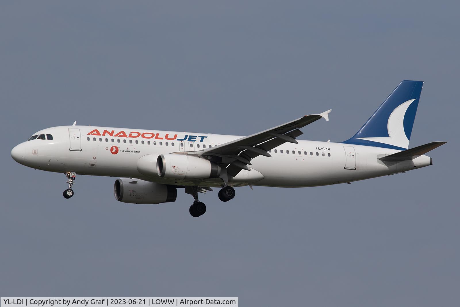 YL-LDI, 2010 Airbus A320-232 C/N 4323, Andolujet A320