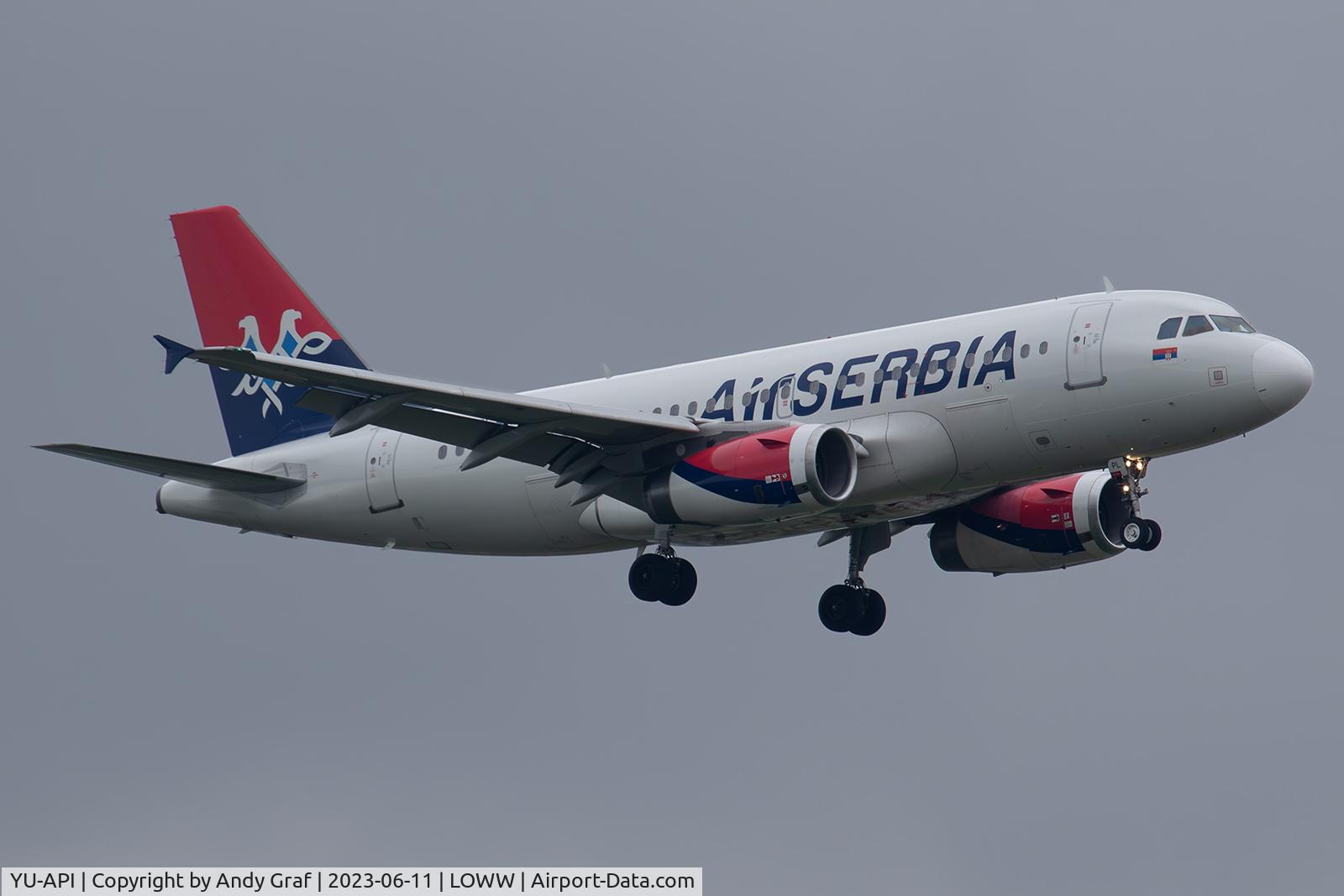 YU-API, 1999 Airbus A319-132 C/N 1140, Air Serbia A319