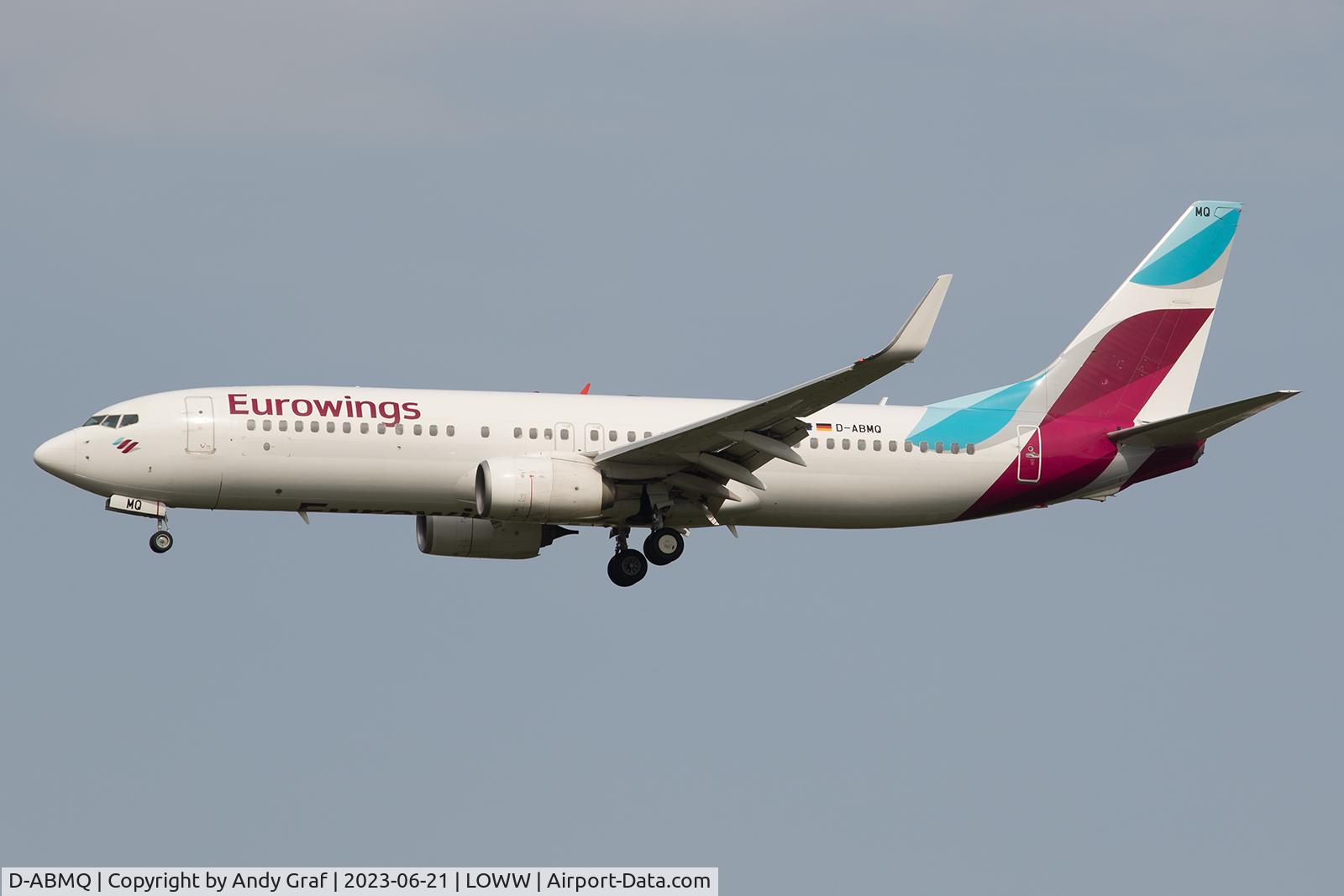 D-ABMQ, 2013 Boeing 737-86J C/N 37780, Eurowings 737-800