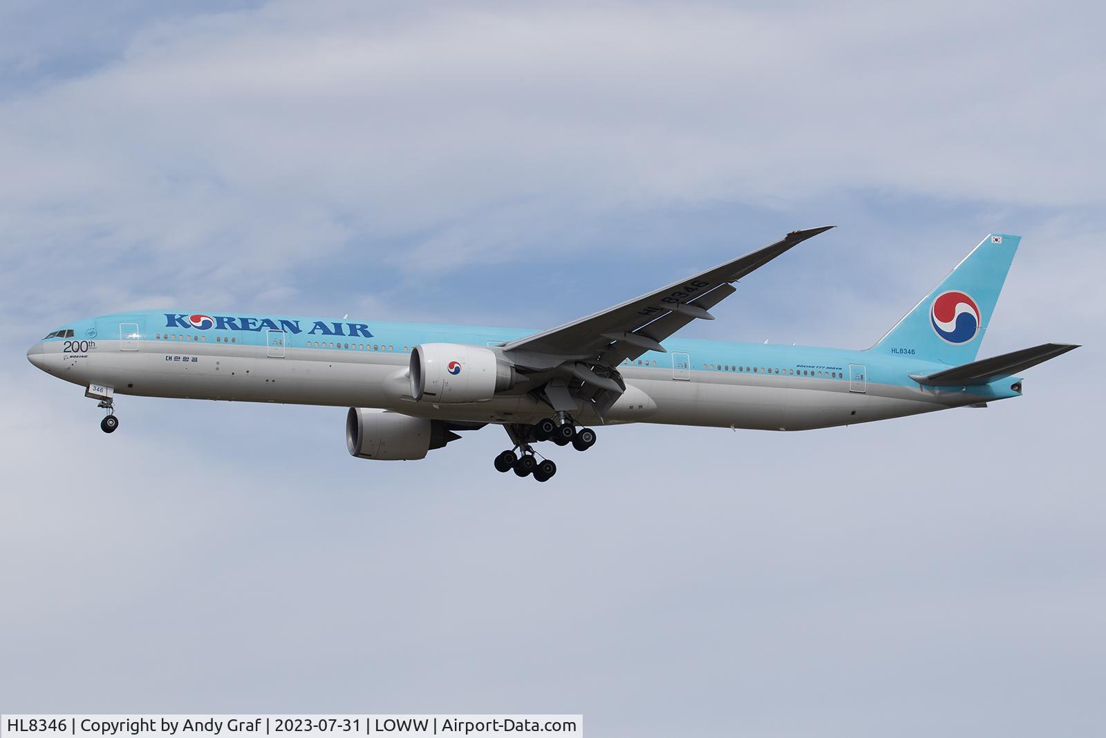 HL8346, 2019 Boeing 777-300/ER C/N 63434, Korean Air 777-300