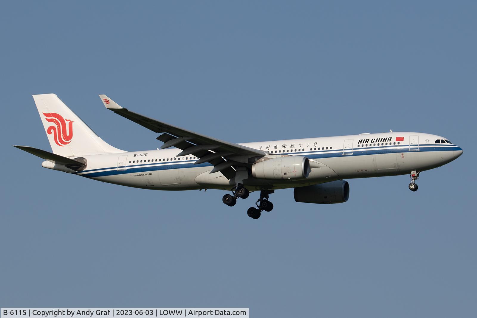 B-6115, 2008 Airbus A330-243 C/N 909, Air China A330-200