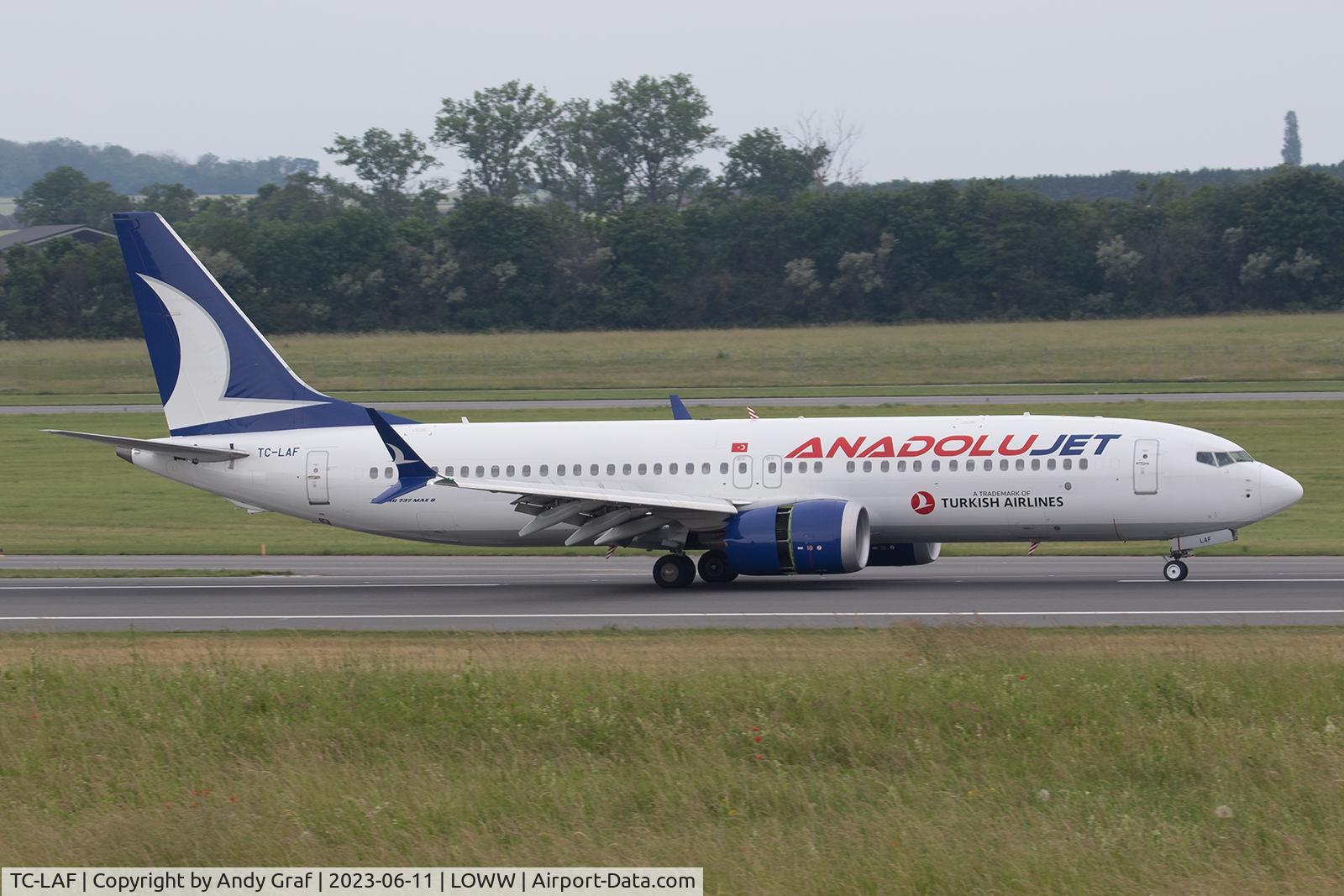 TC-LAF, 2022 Boeing 737-8-MAX C/N 65741, Andolujet 737 Max 8