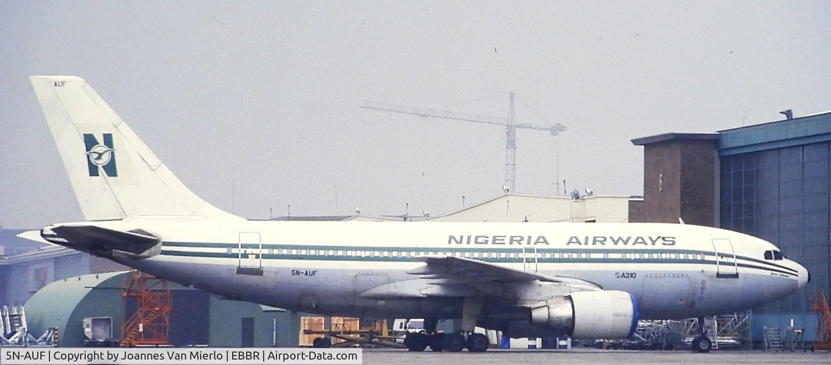 5N-AUF, 1983 Airbus A310-222 C/N 285, ex-slide