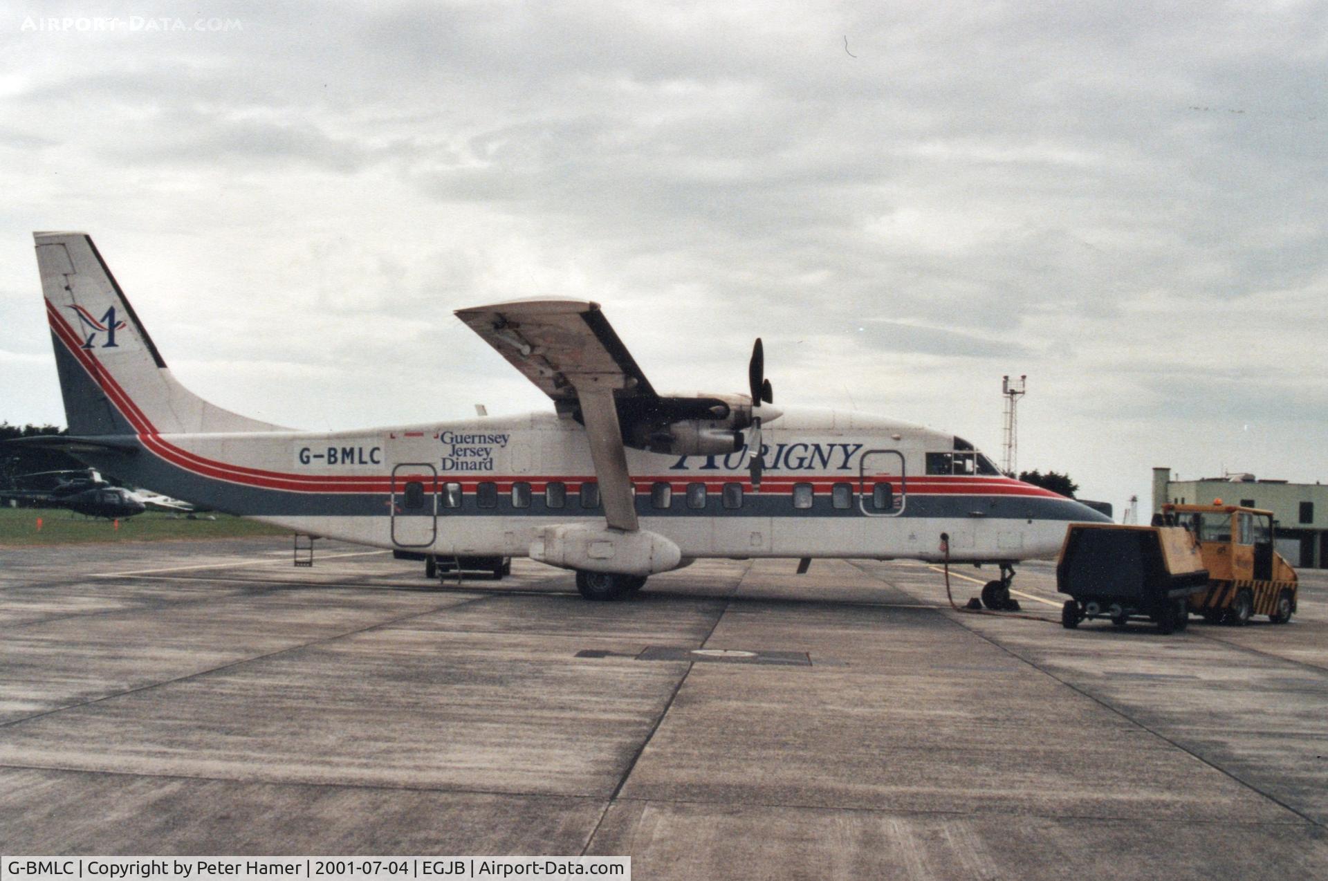 G-BMLC, 1986 Short 360-100 C/N SH.3688, Guernsey Airport