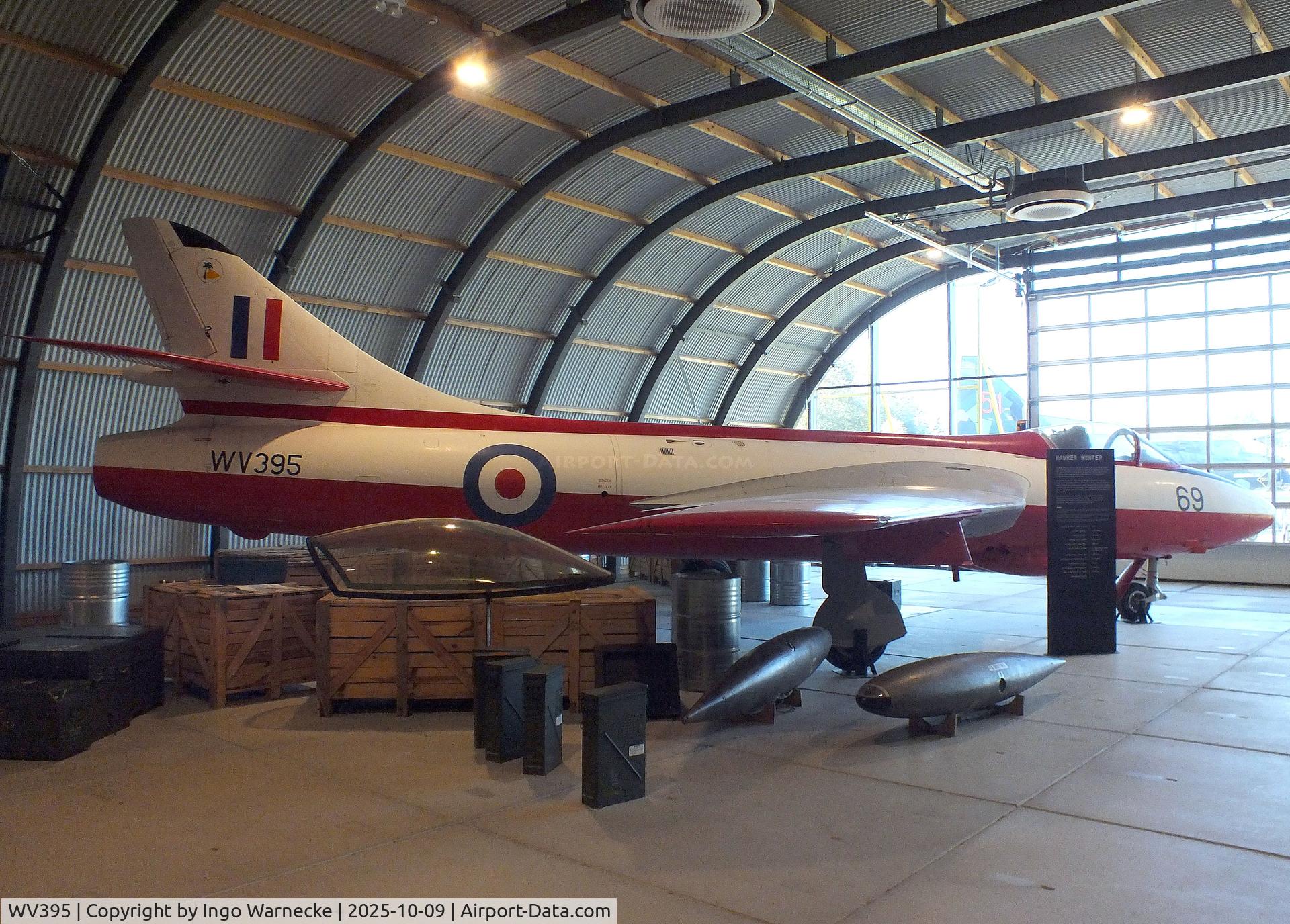 WV395, Hawker Hunter F.51 C/N 41H680269, Hawker Hunter F51 at the Aviodrome, Lelystad