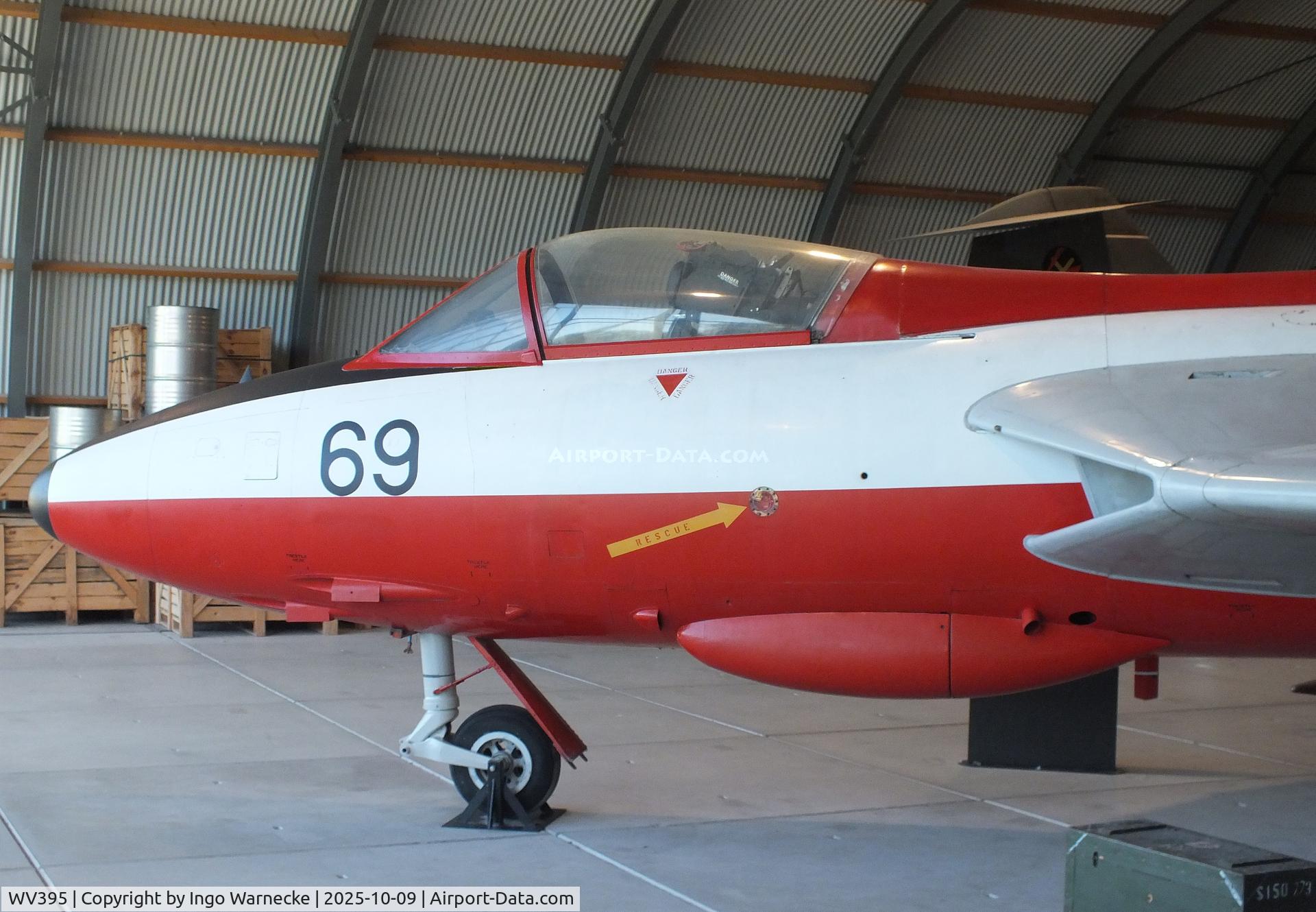 WV395, Hawker Hunter F.51 C/N 41H680269, Hawker Hunter F51 at the Aviodrome, Lelystad