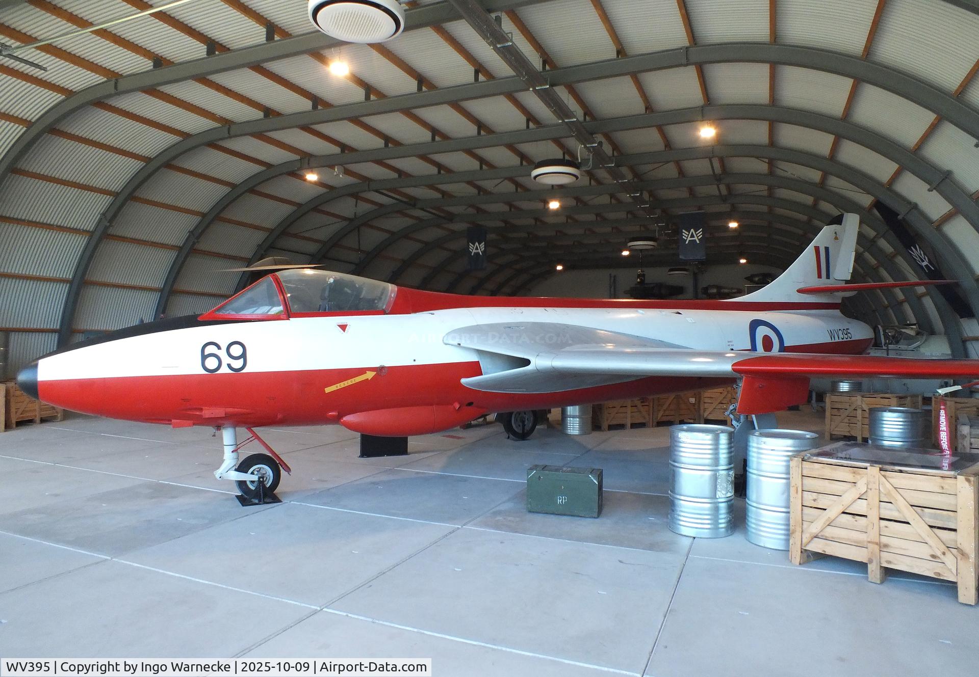 WV395, Hawker Hunter F.51 C/N 41H680269, Hawker Hunter F51 at the Aviodrome, Lelystad
