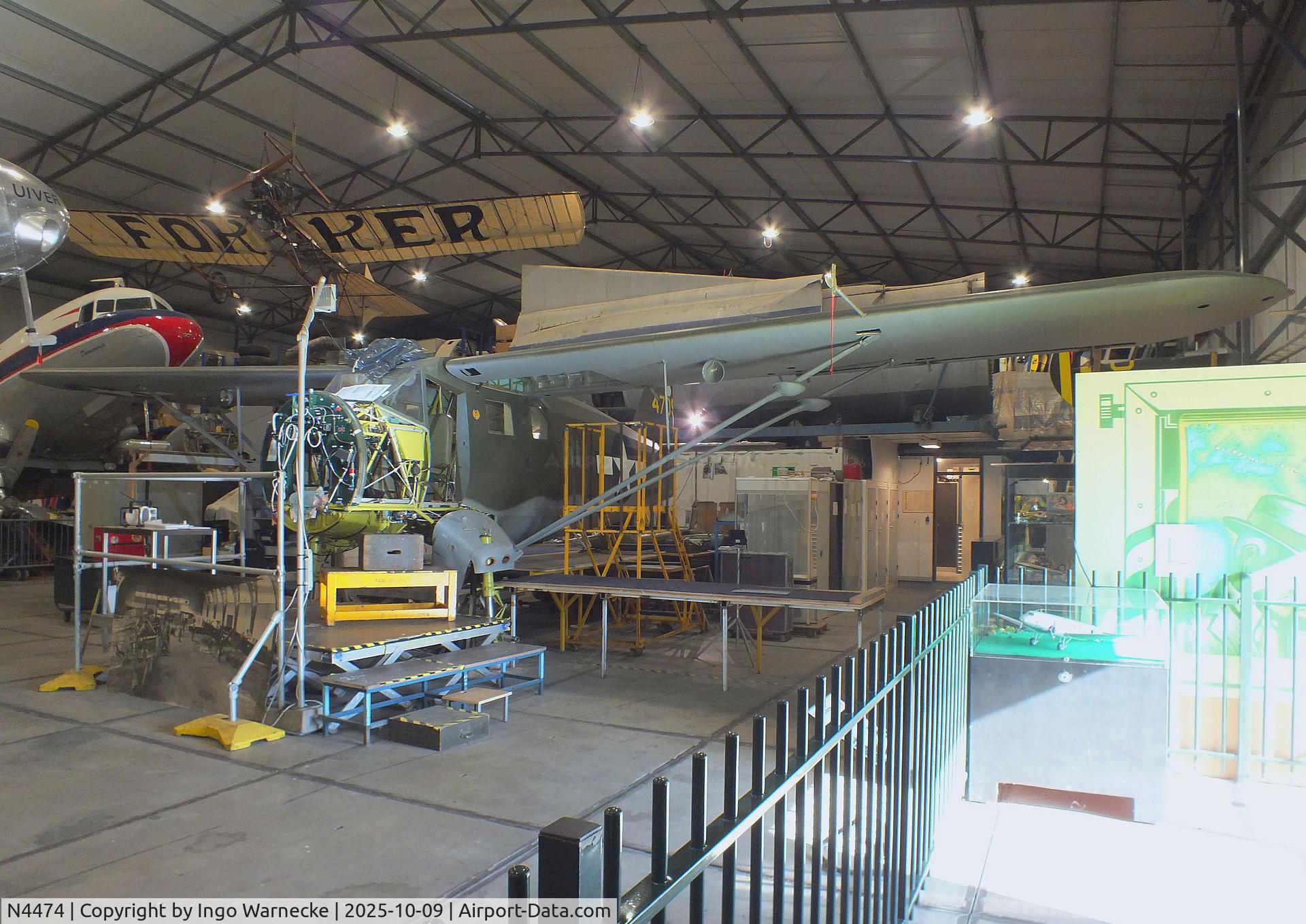 N4474, 1944 Noorduyn UC-64A Norseman C/N 774, Noorduyn UC-64A Norsemann undergoing restoration at the Aviodrome, Lelystad