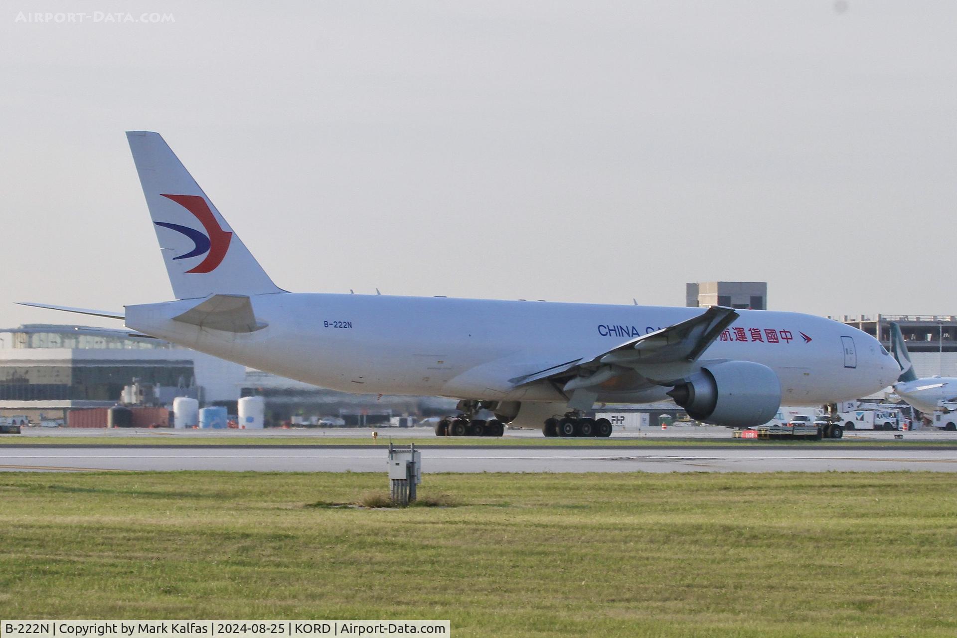 B-222N, 2022 Boeing 777-F6N C/N 67796, B77L China Cargo BOEING 777-200LR B-222N at ORD
