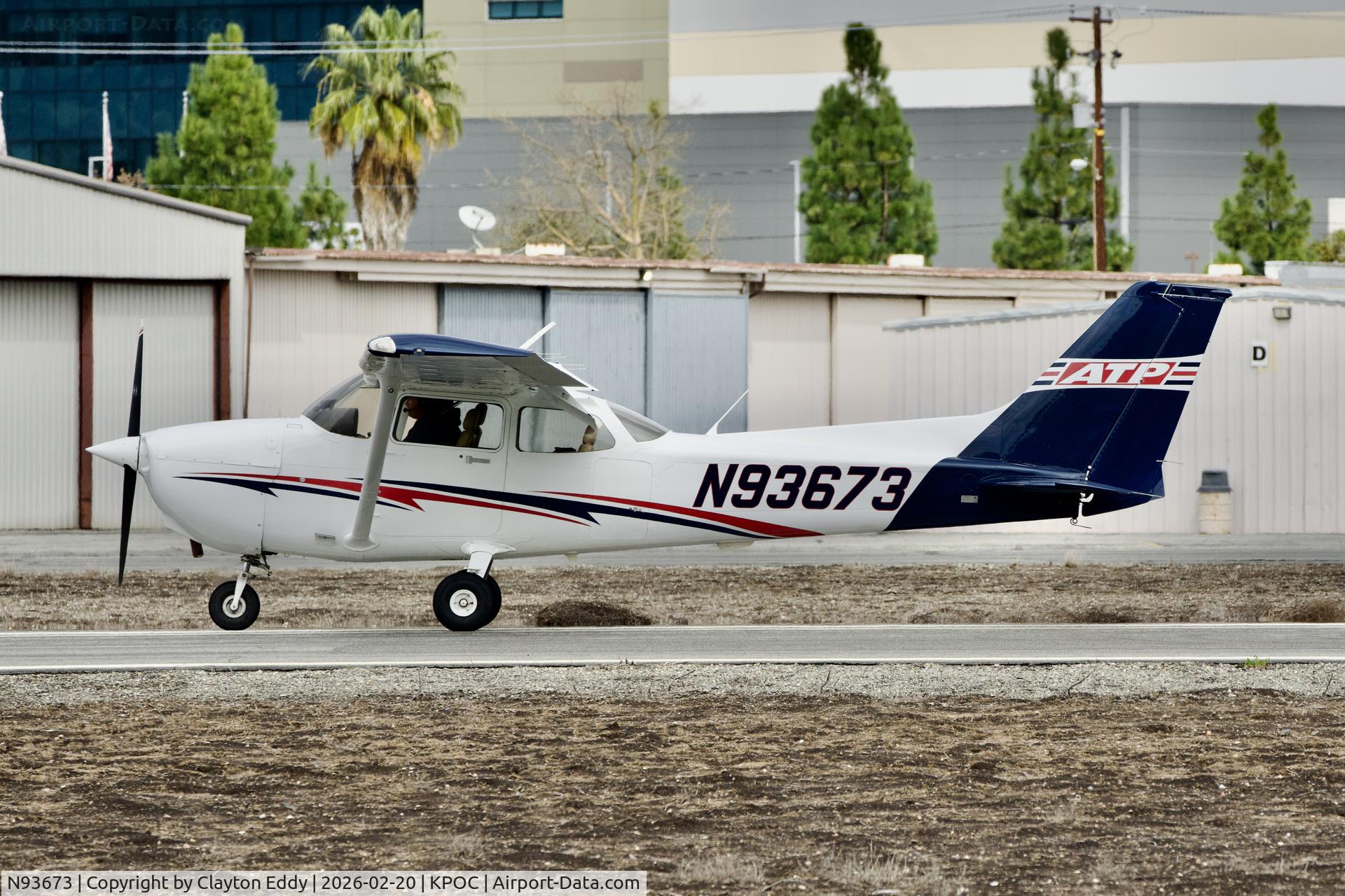 N93673, 2013 Cessna 172S C/N 172S11184, Brackett airport in California 2026