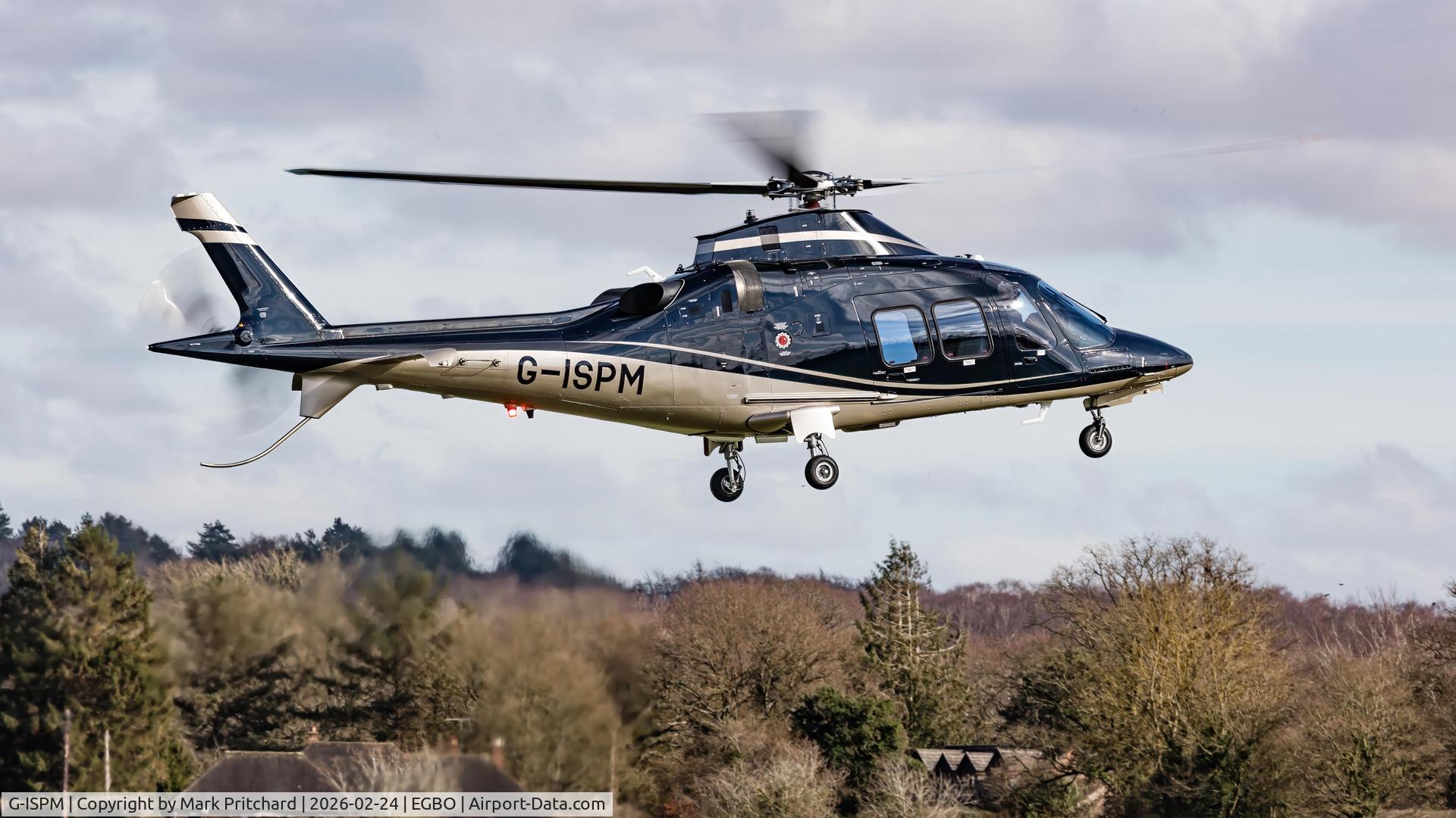 G-ISPM, 2026 AgustaWestland AW109SP Grand New C/N 022482, Photographed after a visit to Wolverhampton Halfpenny Green for fuel
