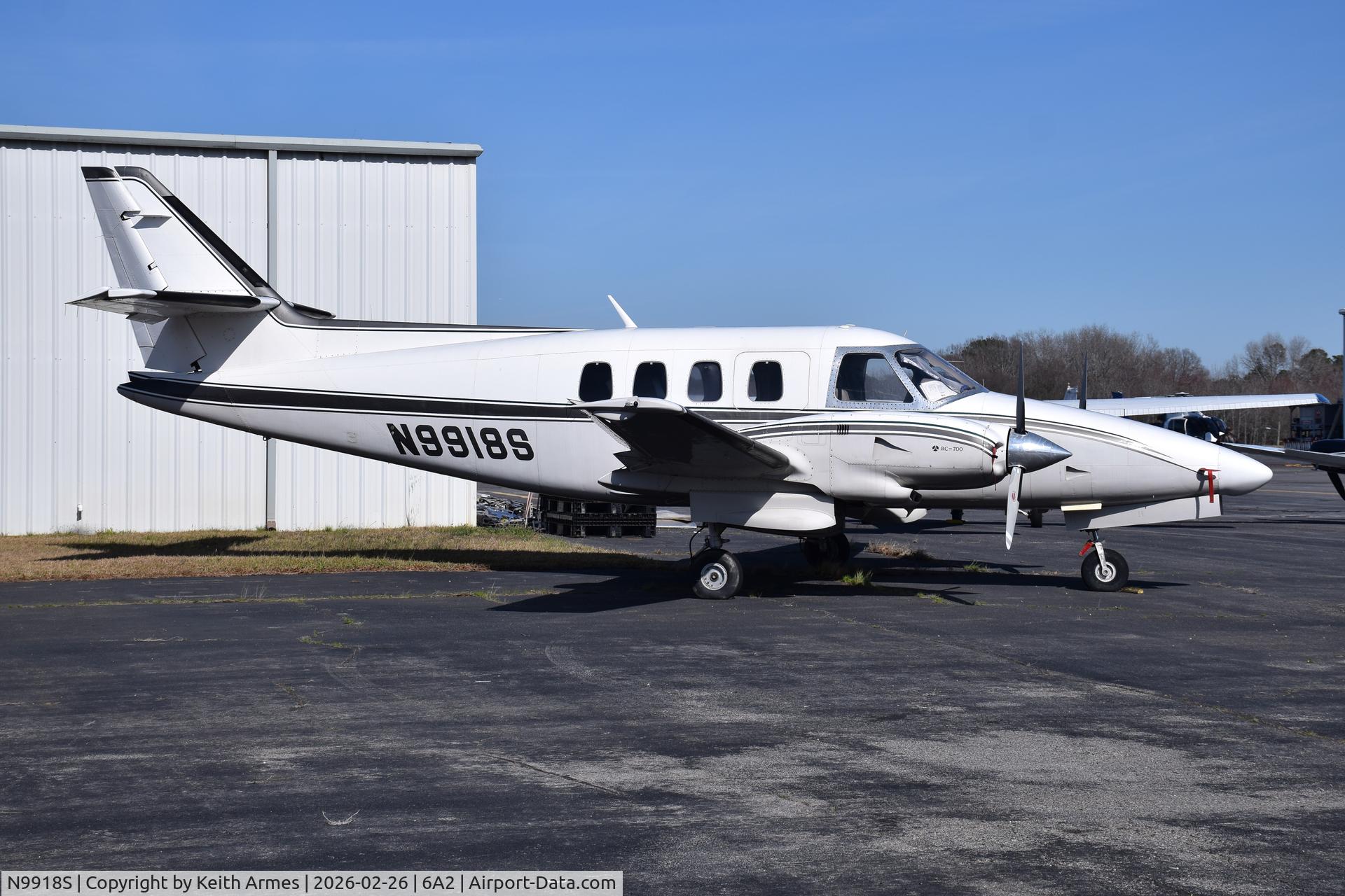 N9918S, Rockwell International 700 C/N 70018, Northeast corner ramp at 6A2