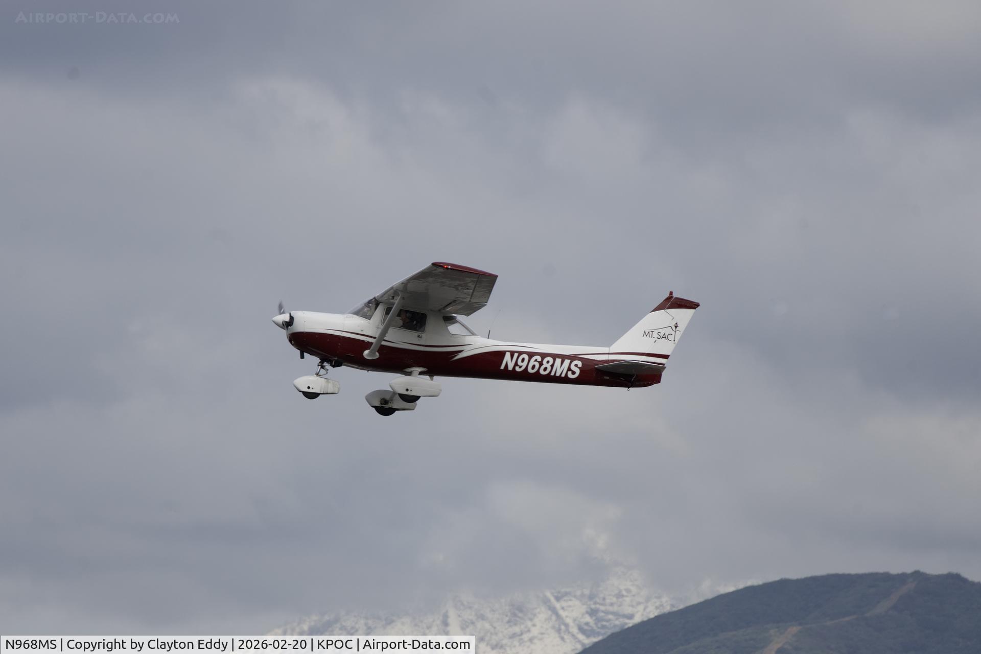 N968MS, 1977 Cessna 152 C/N 15281080, Brackett airport in California 2026