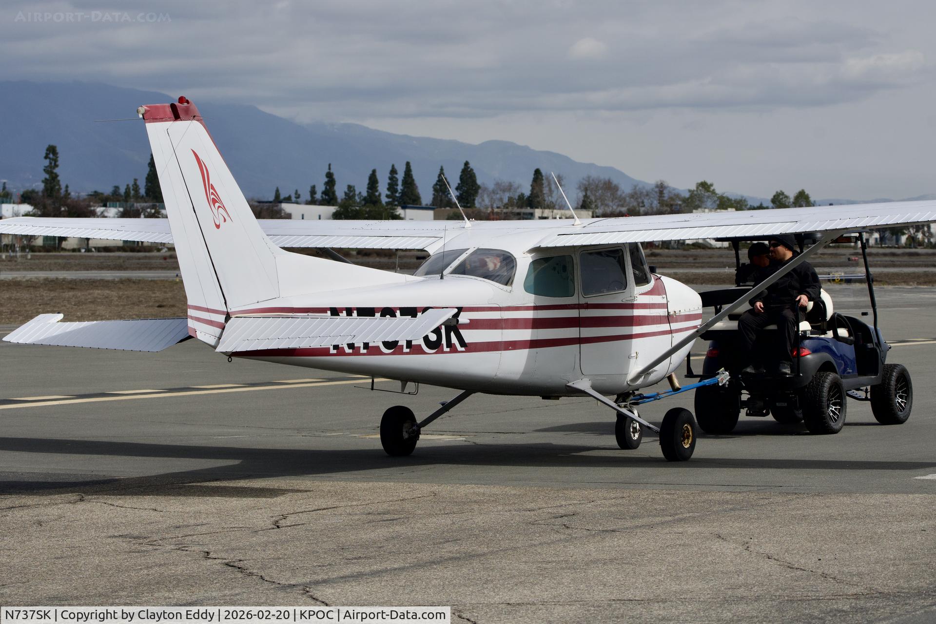 N737SK, Cessna 172N C/N 17269638, Brackett airport in California 2026