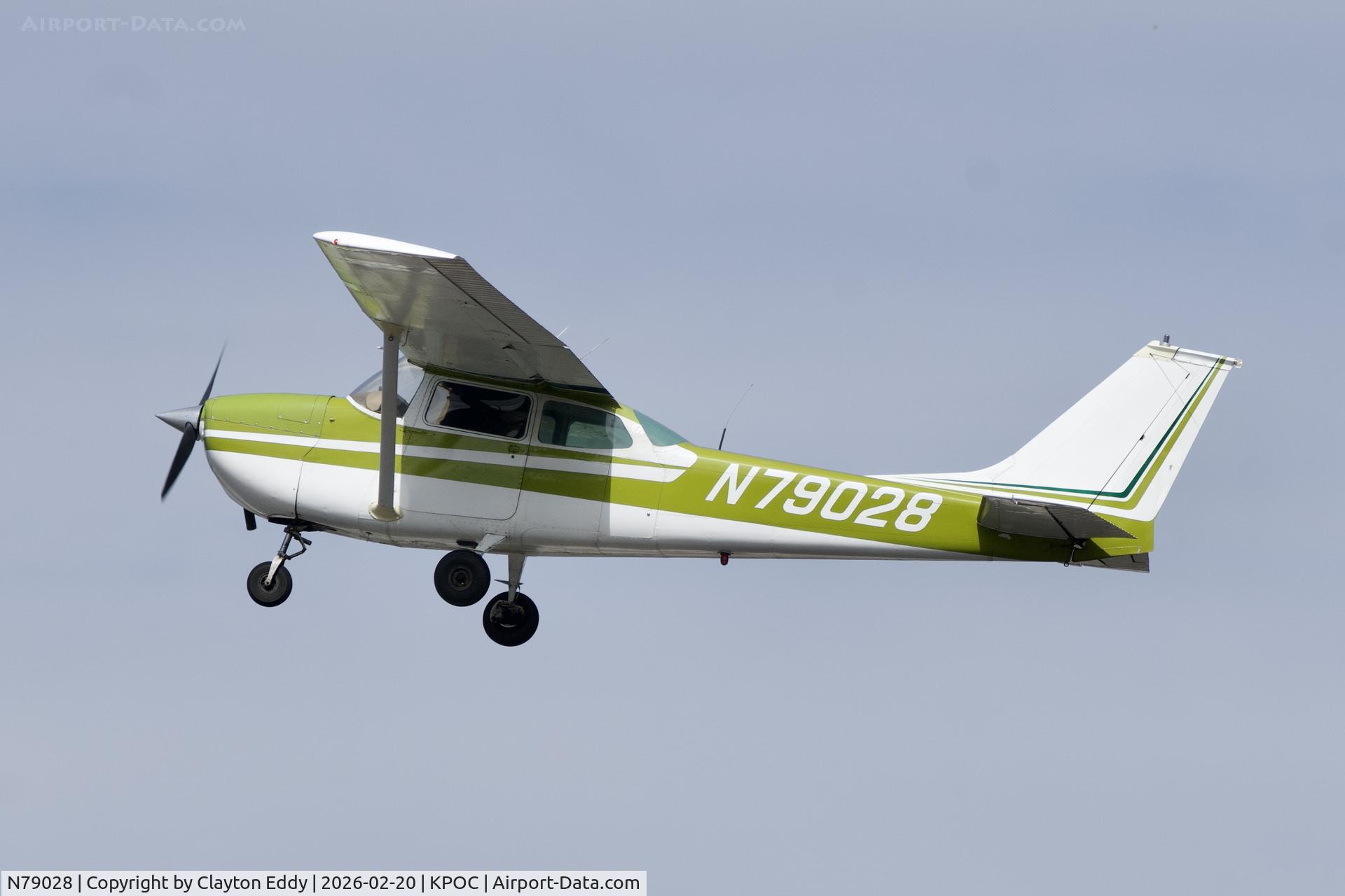 N79028, 1968 Cessna 172K Skyhawk C/N 17257823, Brackett airport in California 2026