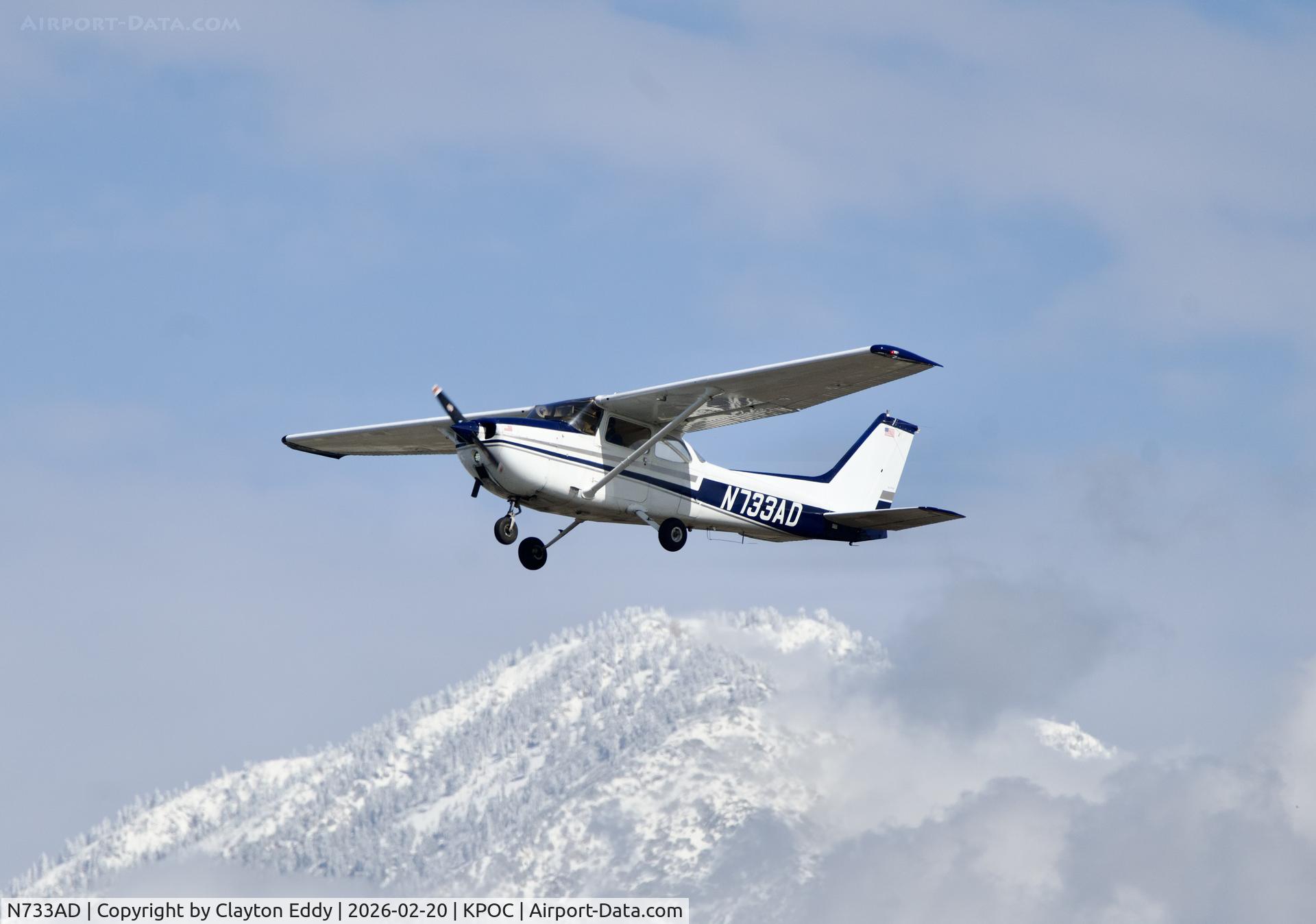 N733AD, 1976 Cessna 172N C/N 17268137, Brackett airport in California 2026