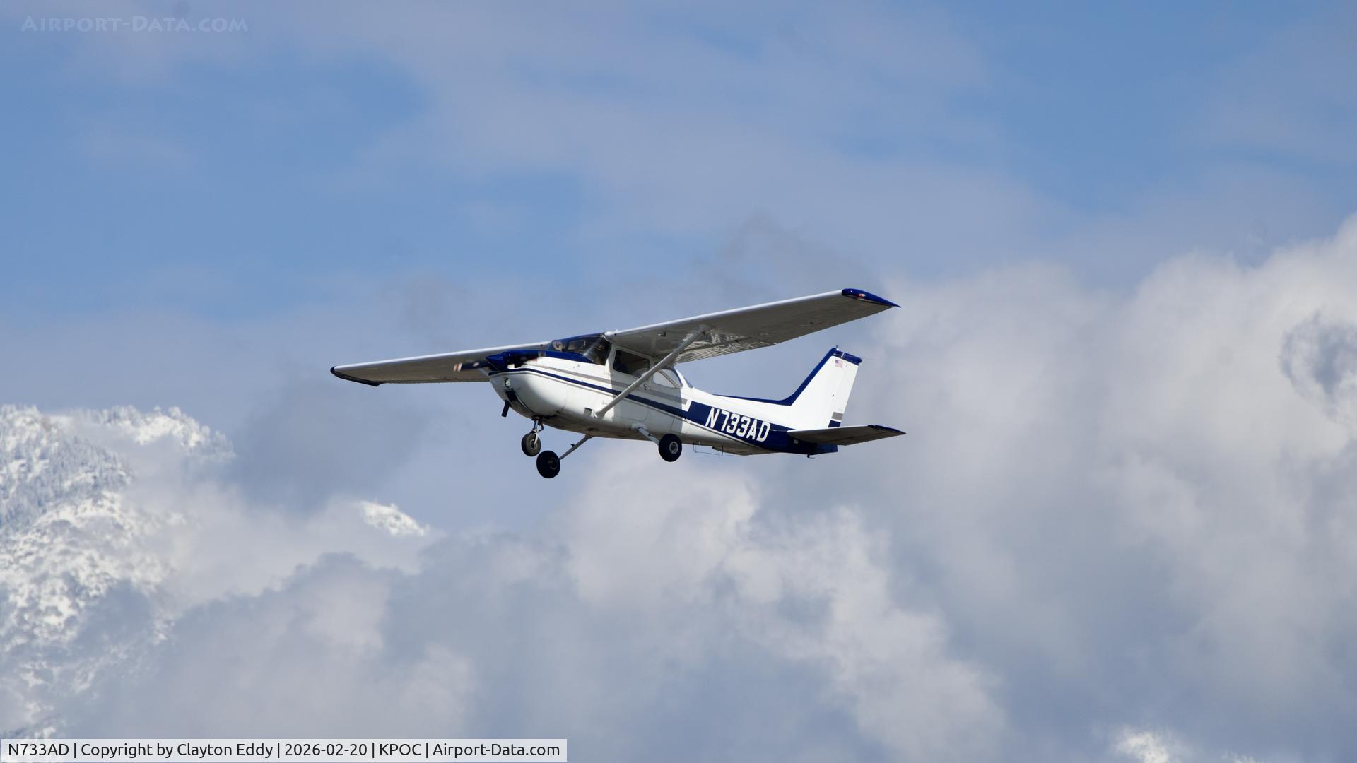 N733AD, 1976 Cessna 172N C/N 17268137, Brackett airport in California 2026