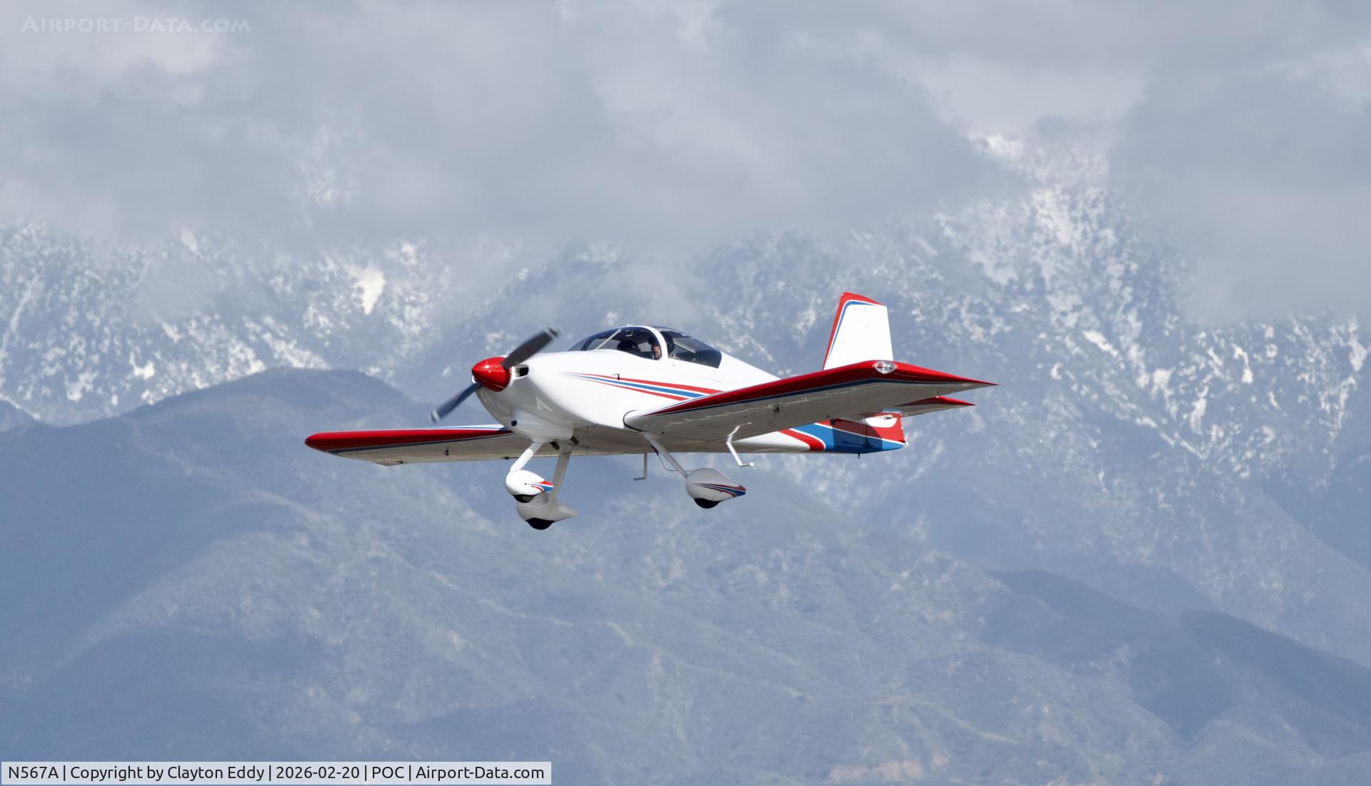N567A, 2005 Vans RV-7A C/N 70597, Brackett airport in California 2026
