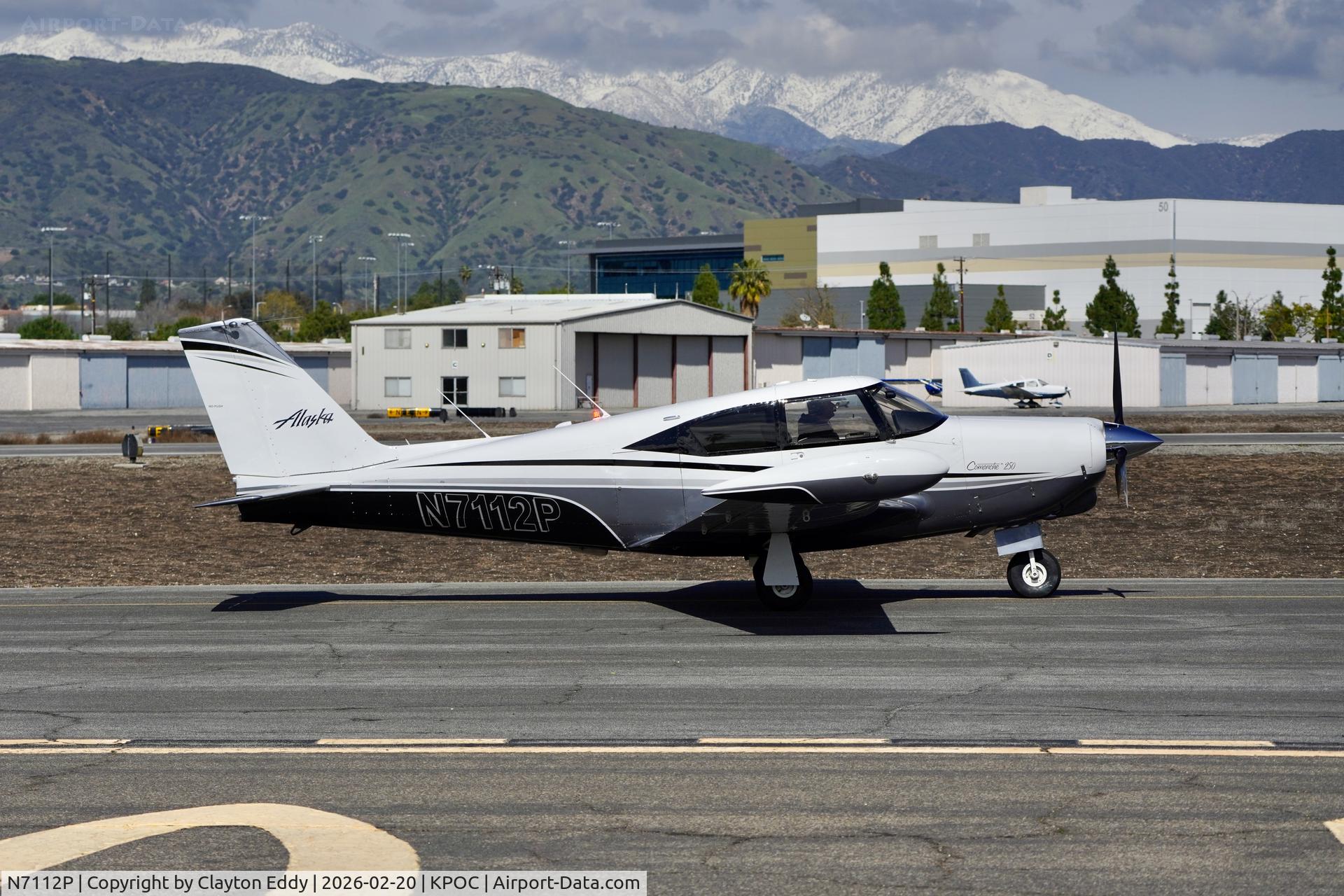 N7112P, 1960 Piper PA-24-250 Comanche C/N 24-2269, Brackett airport in California 2026