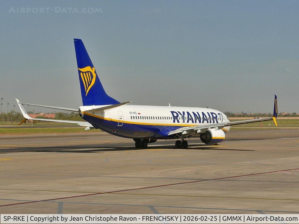 SP-RKE, 2016 Boeing 737-8AS C/N 44743, Marrakesh (RAK)	Milan (BGY)	FR3403