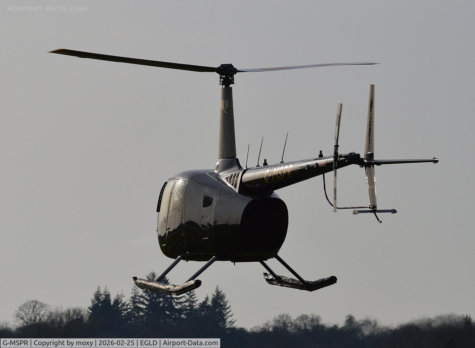 G-MSPR, 2019 Robinson R66 Turbine C/N 0942, Robinson R66 Turbine at Denham.