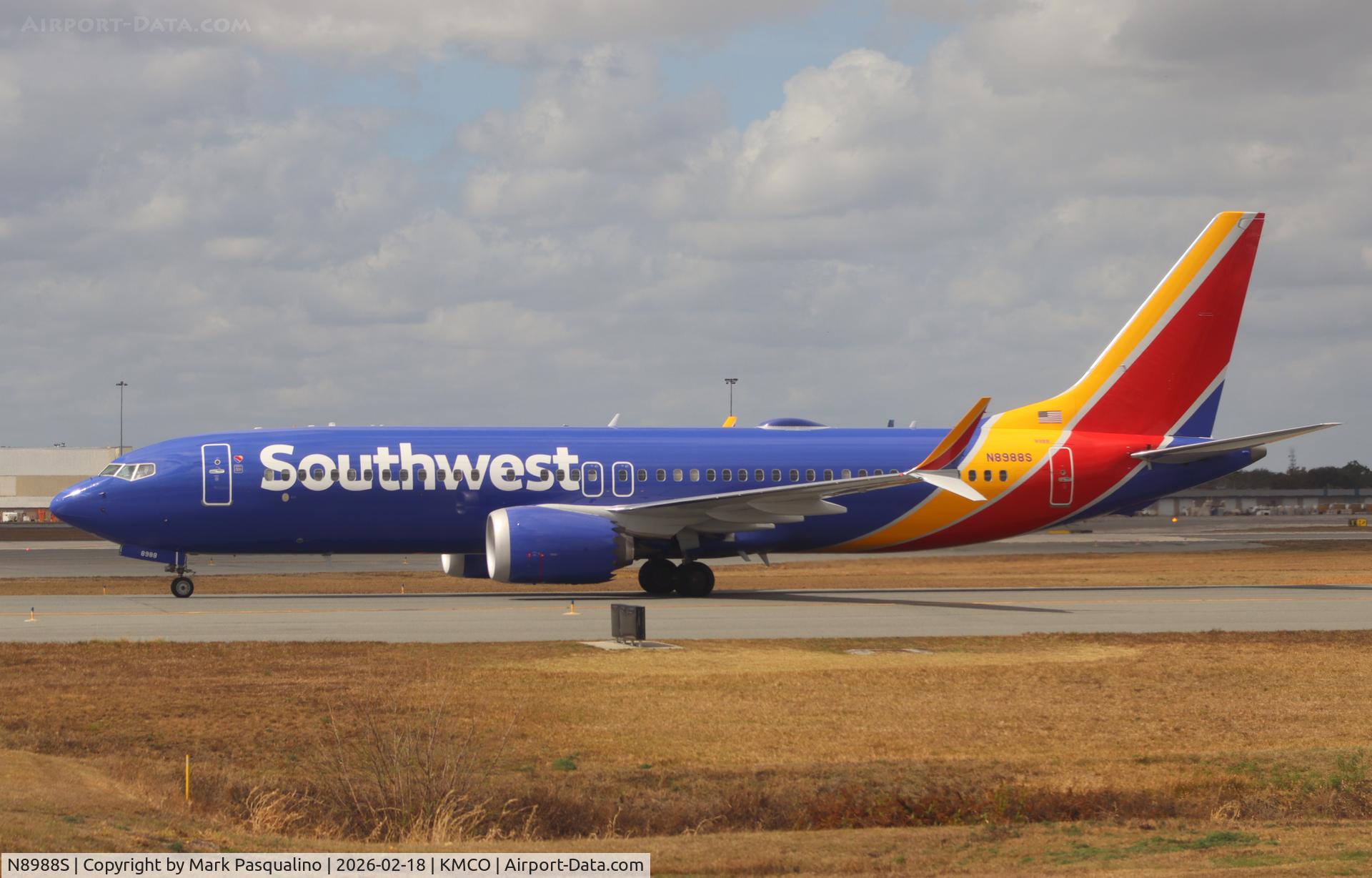 N8988S, 2025 Boeing 737-8 MAX C/N 42696, Boeing 737-8 MAX