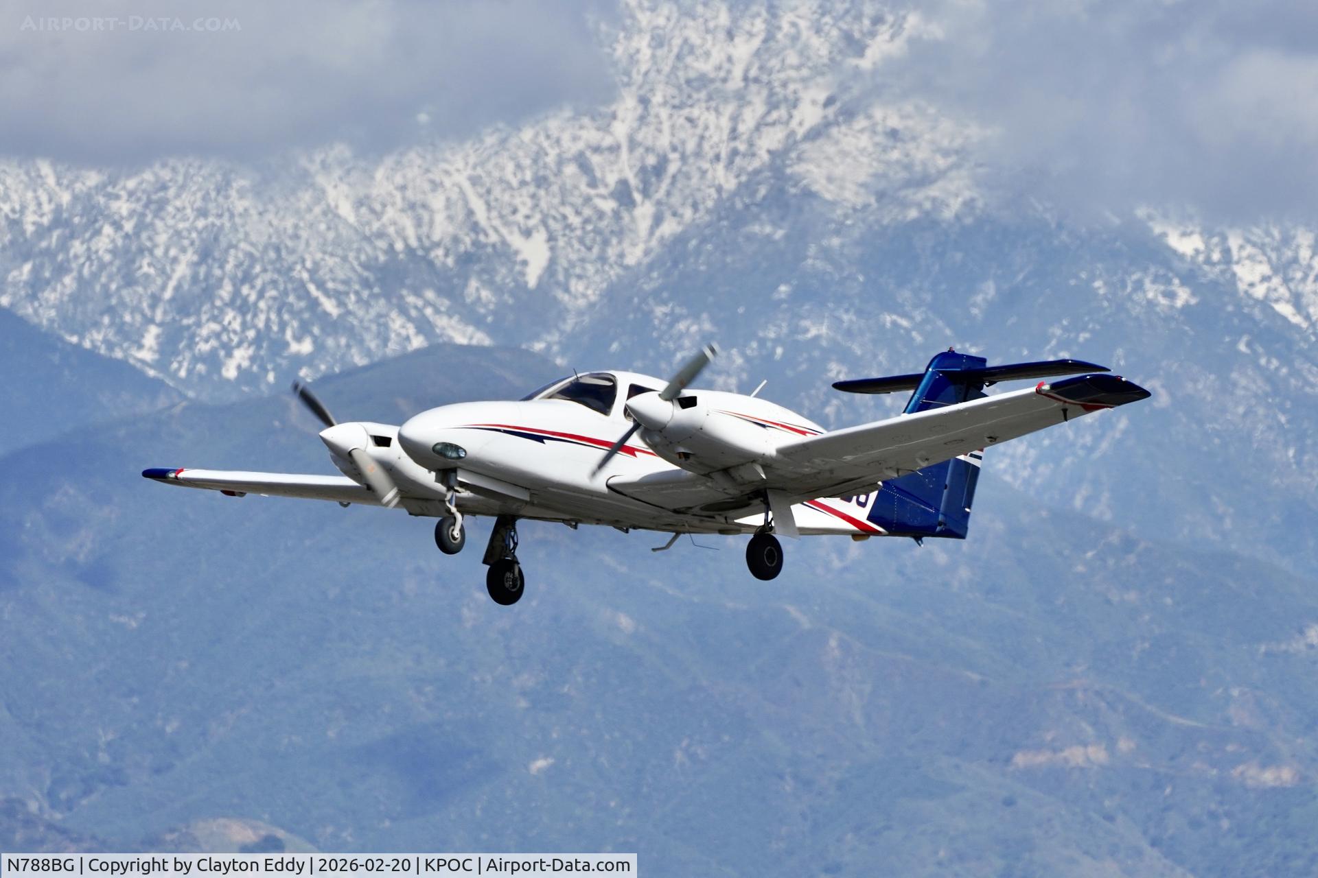 N788BG, 2002 Piper PA-44-180 Seminole C/N 4496143, Brackett airport in California 2026