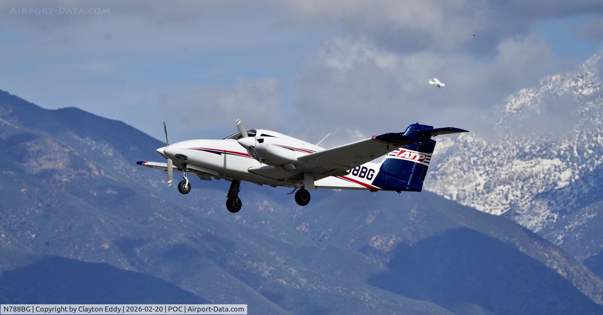 N788BG, 2002 Piper PA-44-180 Seminole C/N 4496143, Brackett airport in California 2026