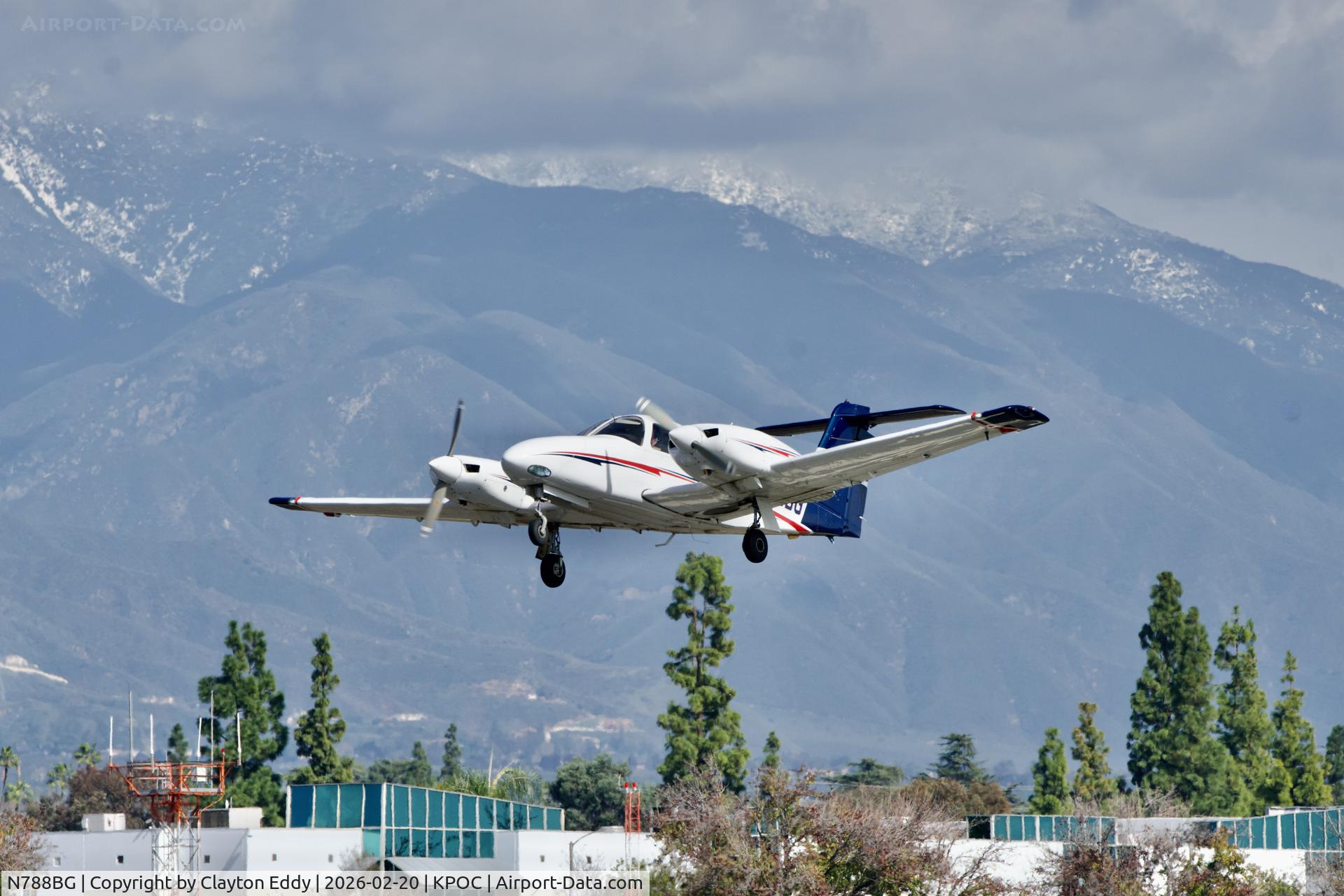 N788BG, 2002 Piper PA-44-180 Seminole C/N 4496143, Brackett airport in California 2026