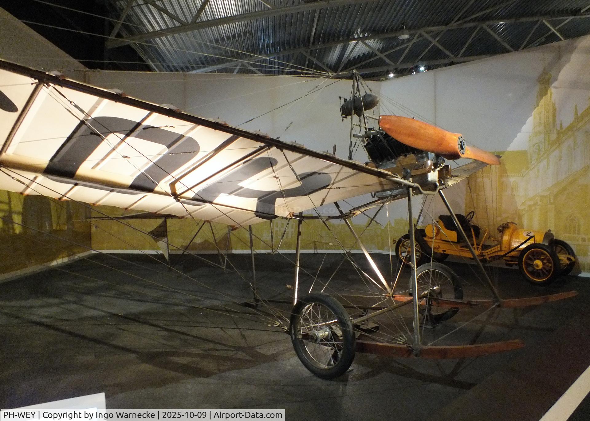 PH-WEY, 1913 Fokker Spin III C/N 4464, Fokker Spin III at the Aviodrome, Lelystad