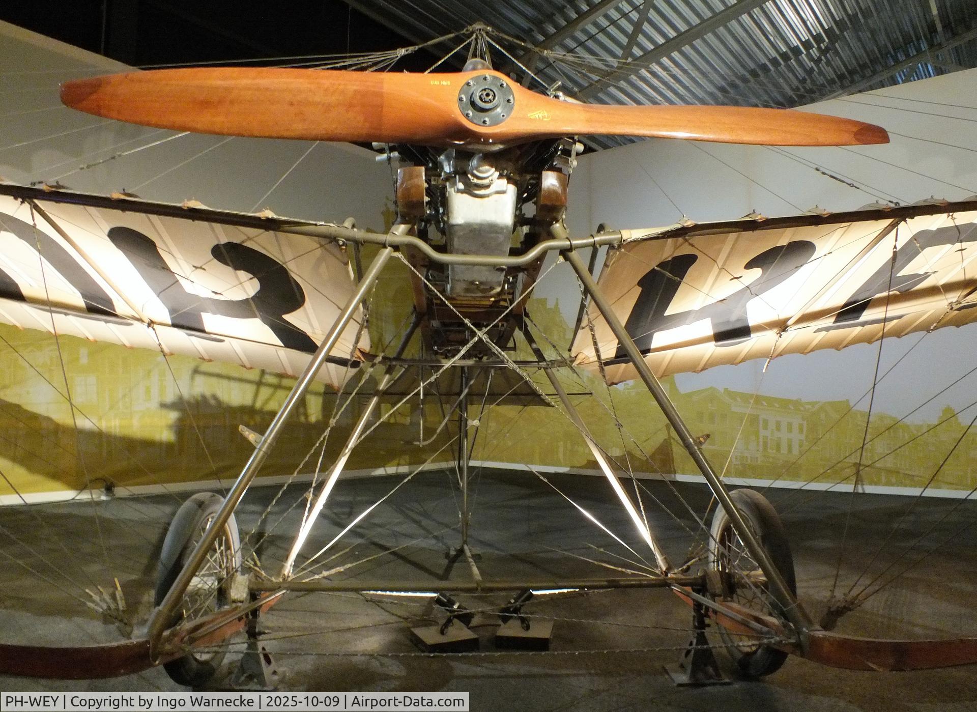 PH-WEY, 1913 Fokker Spin III C/N 4464, Fokker Spin III at the Aviodrome, Lelystad