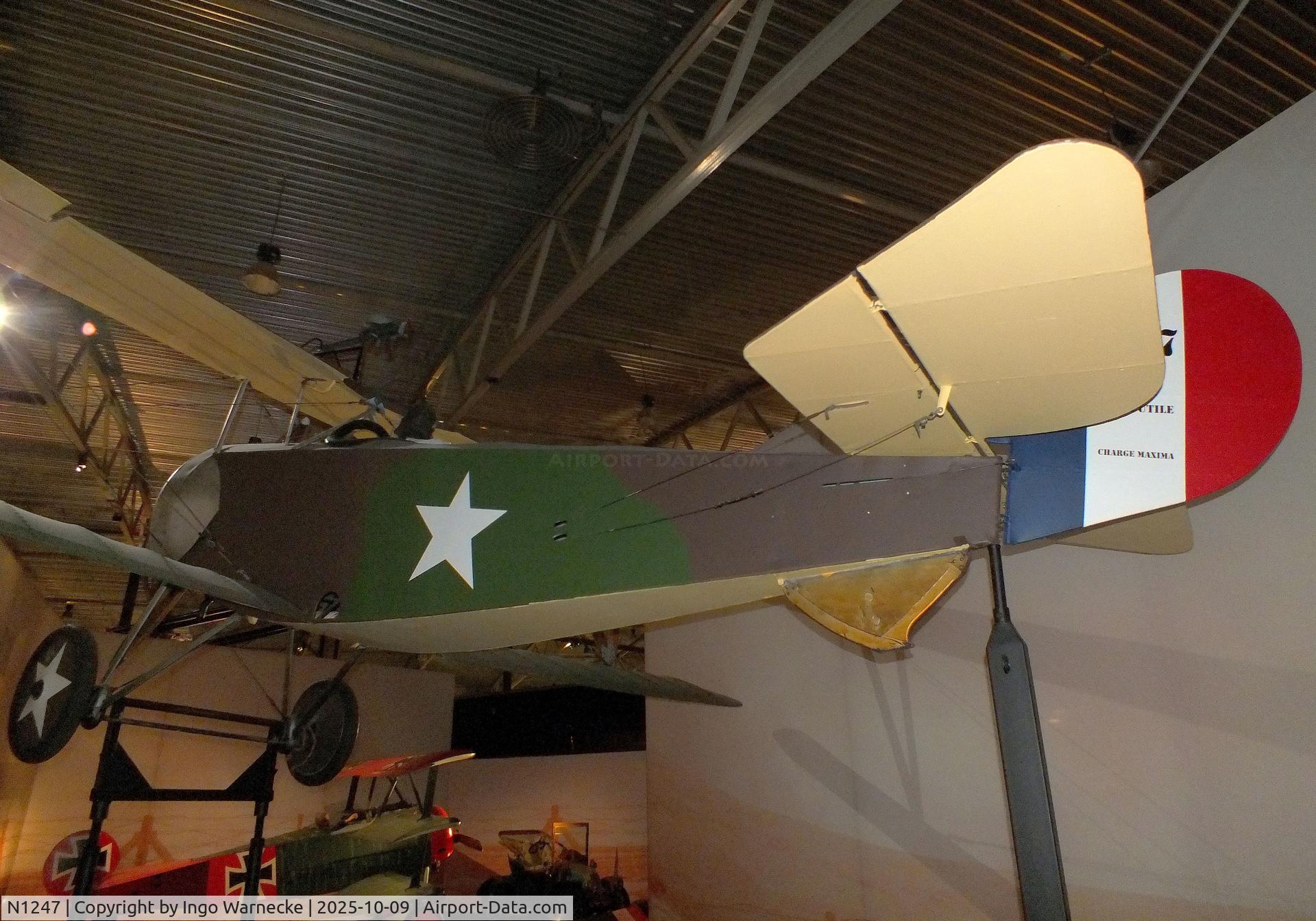 N1247, Nieuport 11 Bebe Replica C/N not found_N1247_N220, Nieuport 11 Bebe replica at the Aviodrome, Lelystad