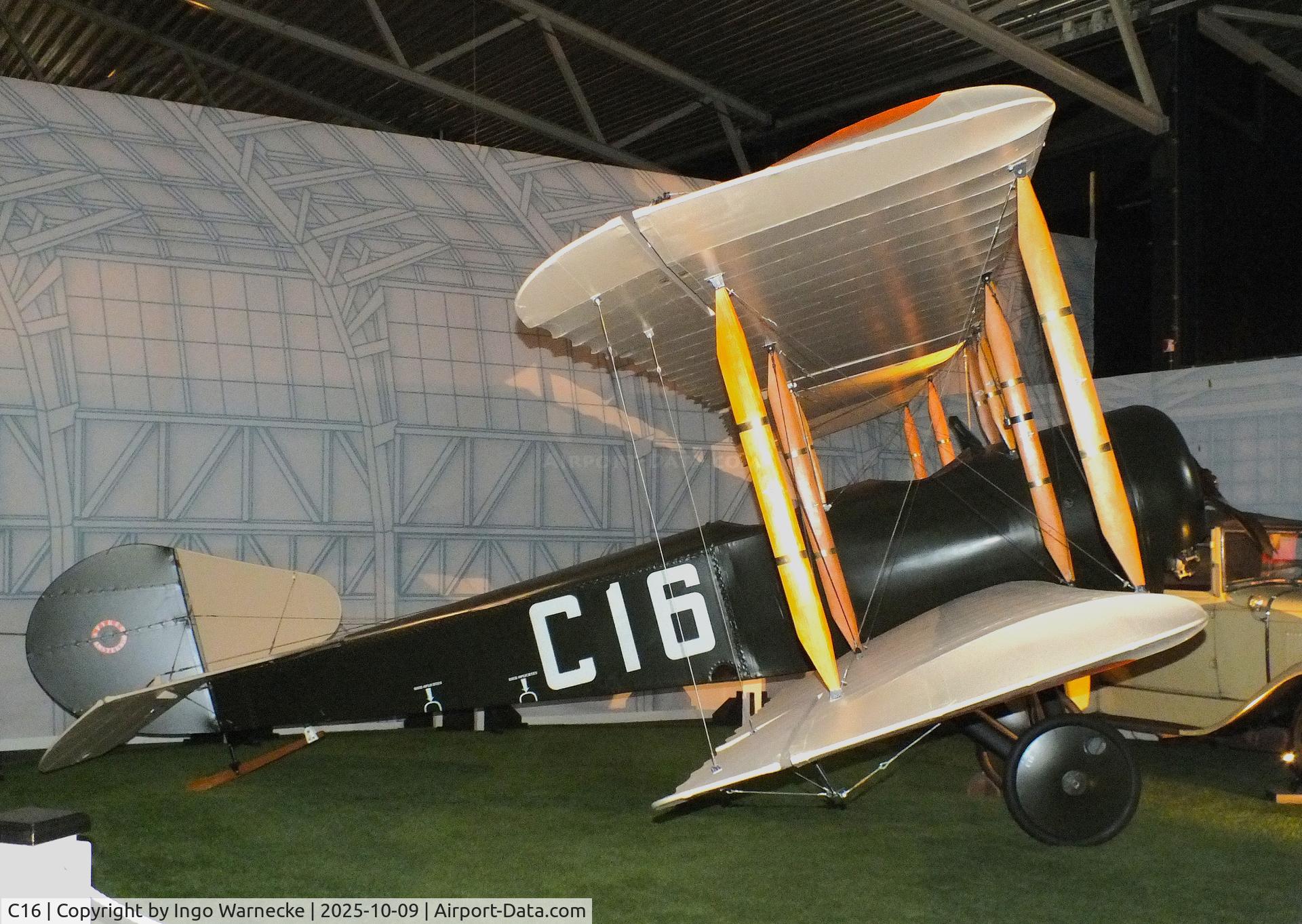 C16, 2016 Spyker V.2 replica C/N 01, Spyker V.2 replica at the Aviodrome, Lelystad