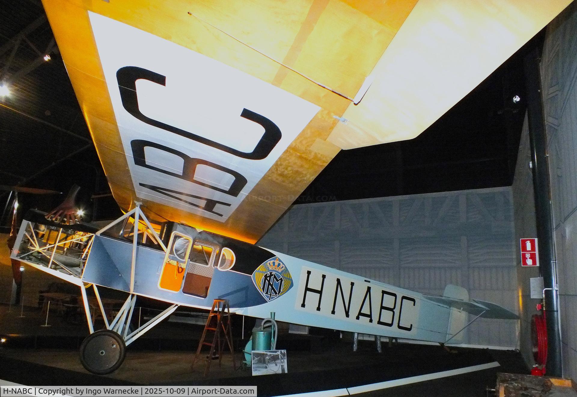 H-NABC, 1920 Fokker F.II Replica C/N 1598, Fokker F.II replica at the Aviodrome, Lelystad