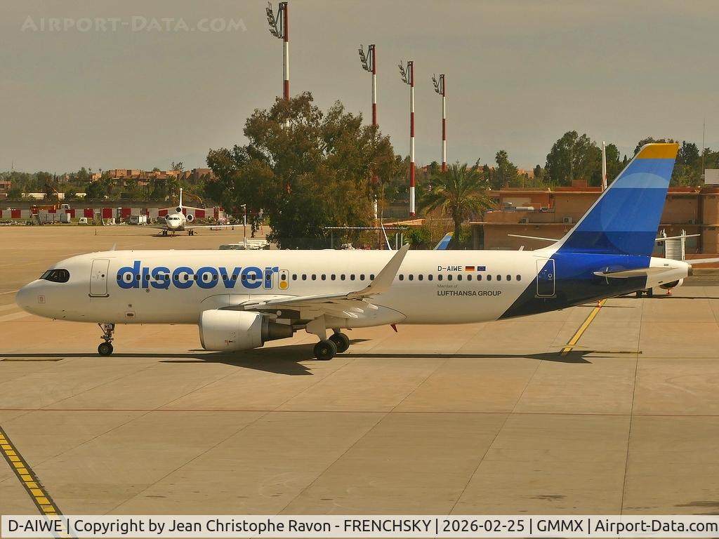 D-AIWE, 2018 Airbus A320-214 C/N 8680, Marrakesh (RAK)	Munich (MUC)	4Y213