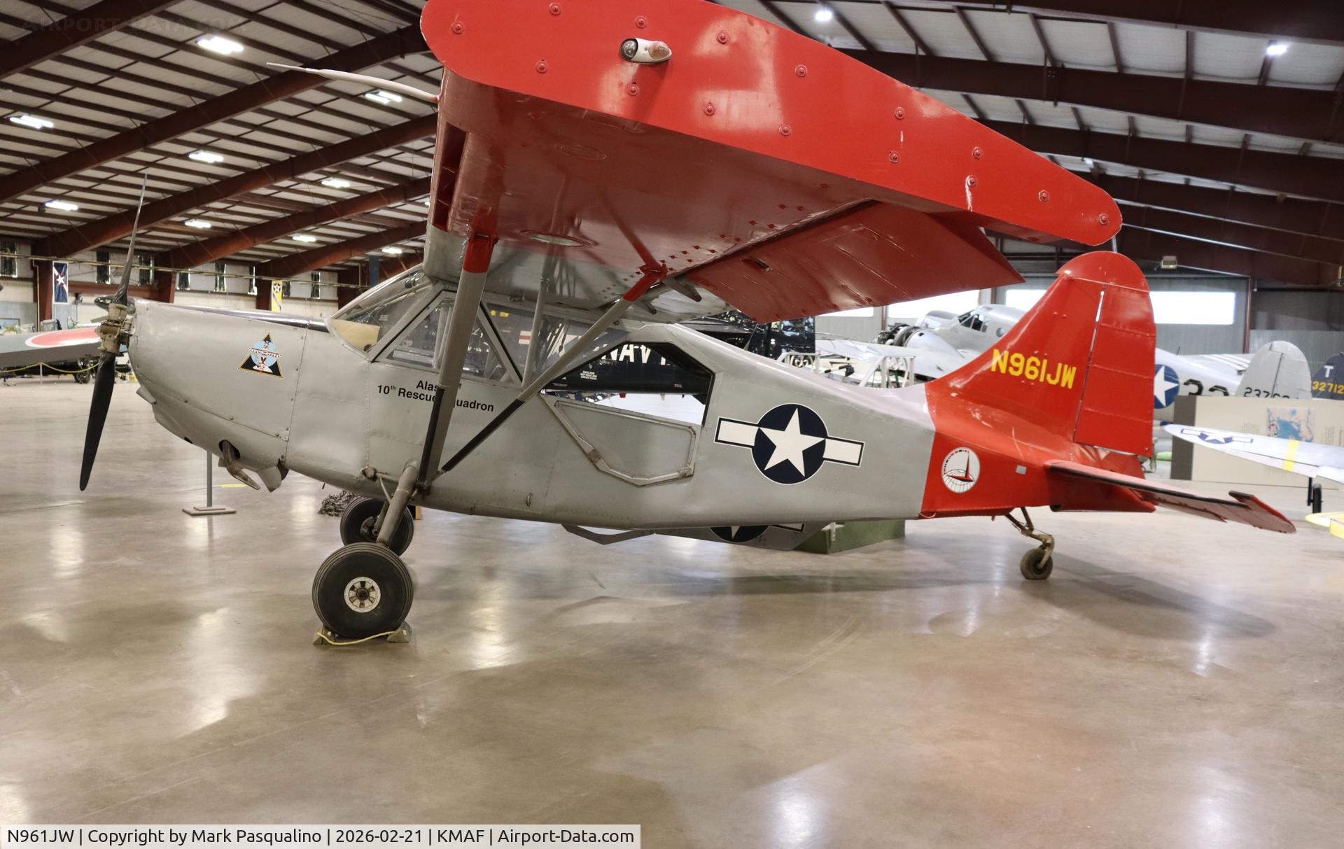 N961JW, 1986 Stinson L-5G Sentinel C/N 44-88001, Stinson L-5G