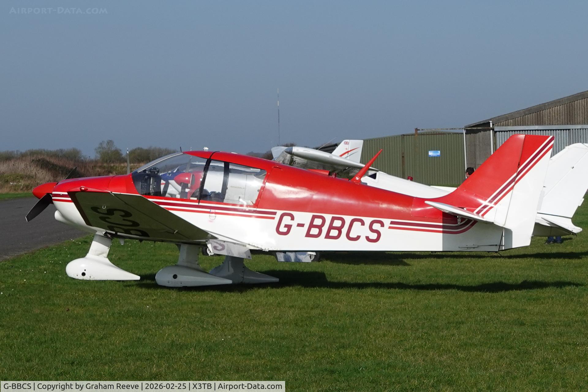 G-BBCS, 1973 Robin DR-400-140B Major C/N 851, Parked at Tibenham.