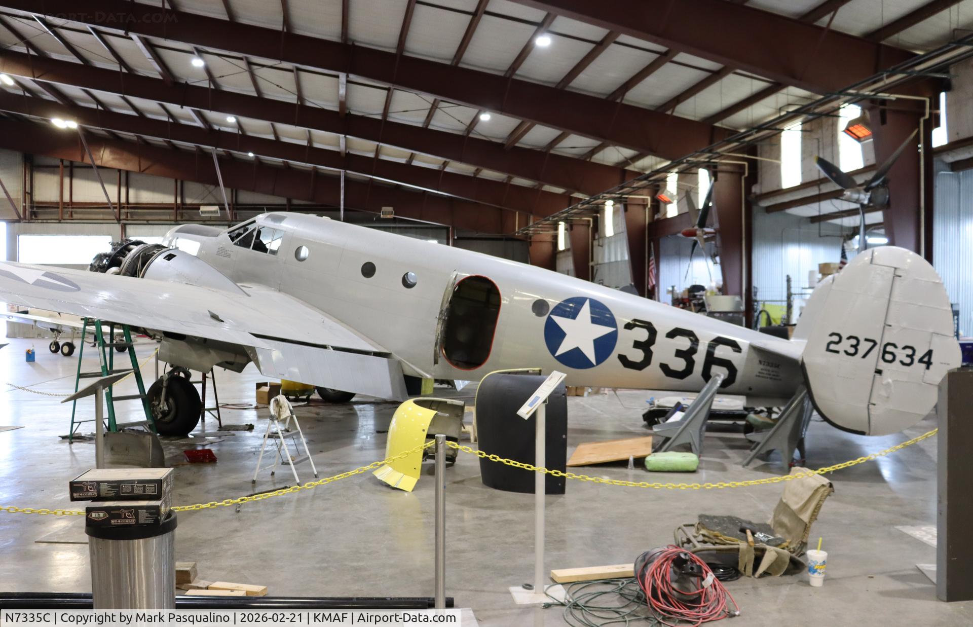 N7335C, 1942 Beech T-11 Kansan C/N 4630, Beech T-11 Kansan