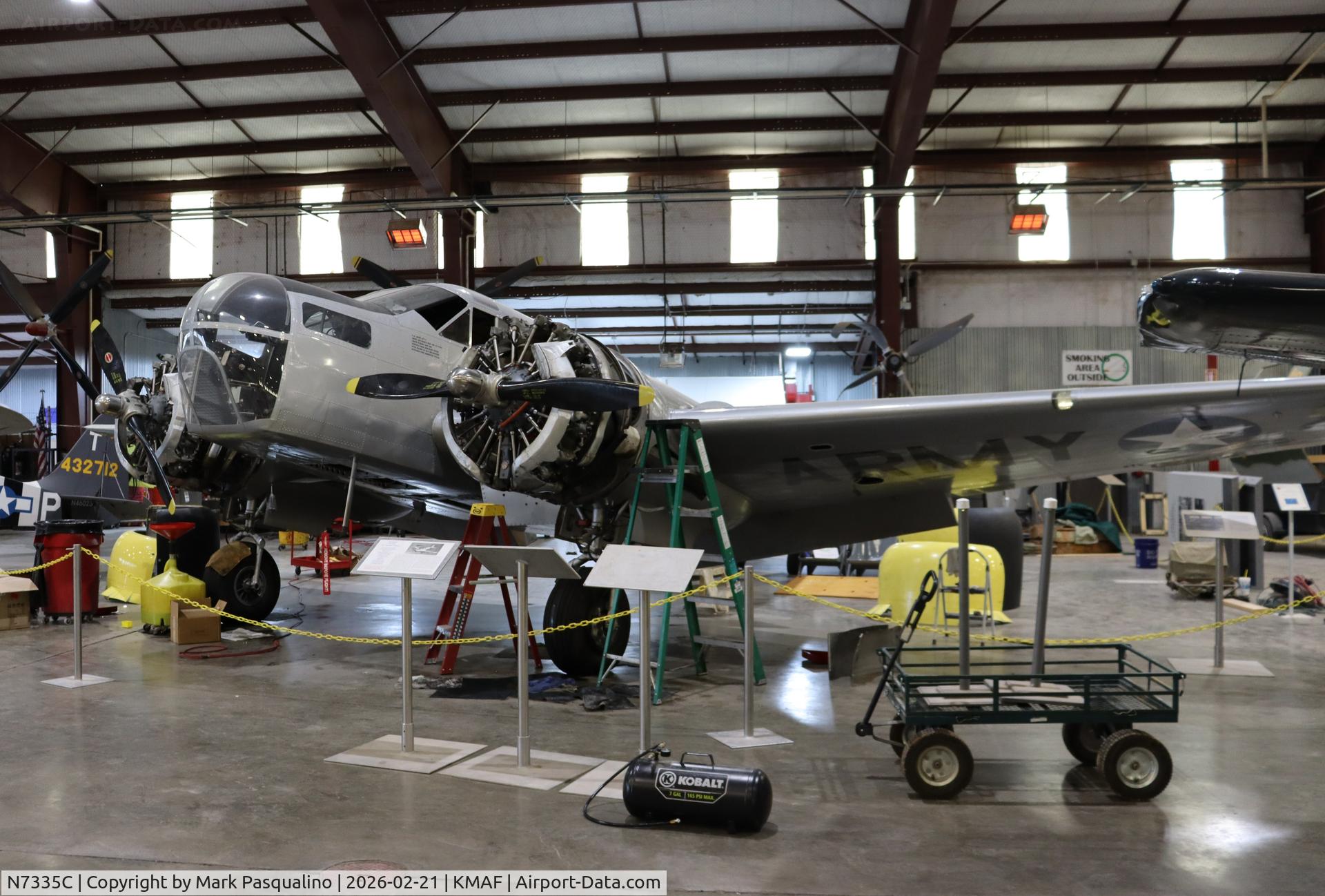 N7335C, 1942 Beech T-11 Kansan C/N 4630, Beech T-11 Kansan