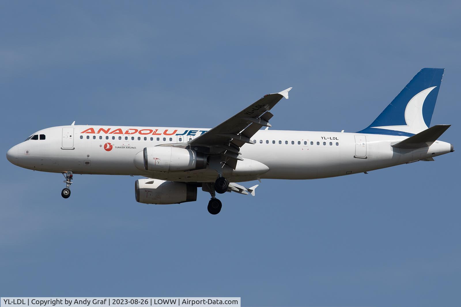 YL-LDL, 2012 Airbus A320-232 C/N 5021, Andolujet A320