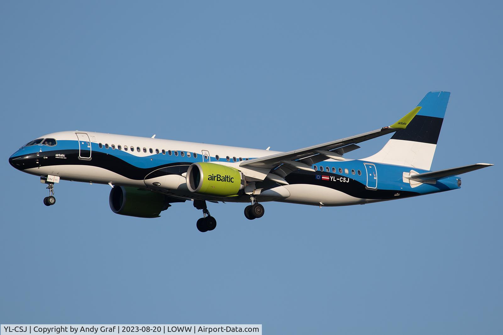 YL-CSJ, 2018 Bombardier CSeries CS300 (BD-500-1A11) C/N 55038, Air Baltic A220-300