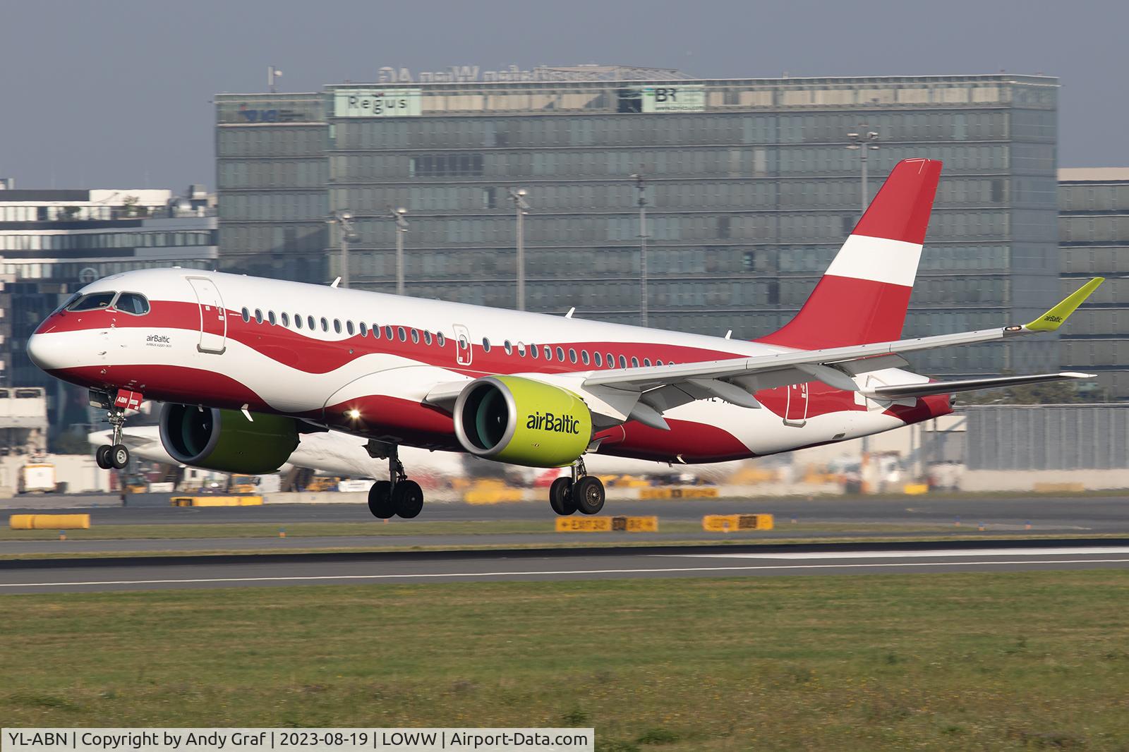 YL-ABN, 2023 Airbus A220-371 C/N 55215, Air Baltic A220-300