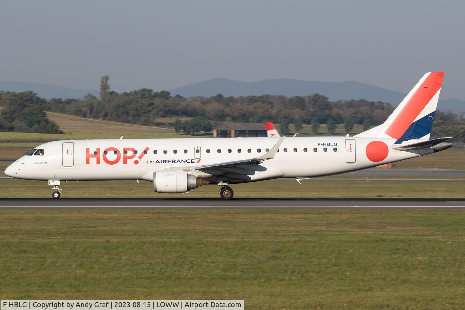 F-HBLG, 2009 Embraer 190LR (ERJ-190-100LR) C/N 19000254, HOP EMB190