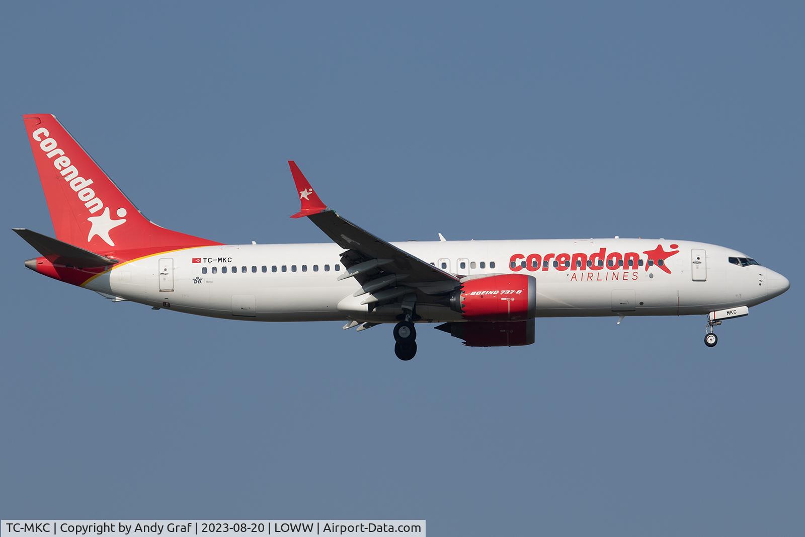 TC-MKC, 2022 Boeing 737 MAX 8 C/N 65900, Corendon 737 Max 8