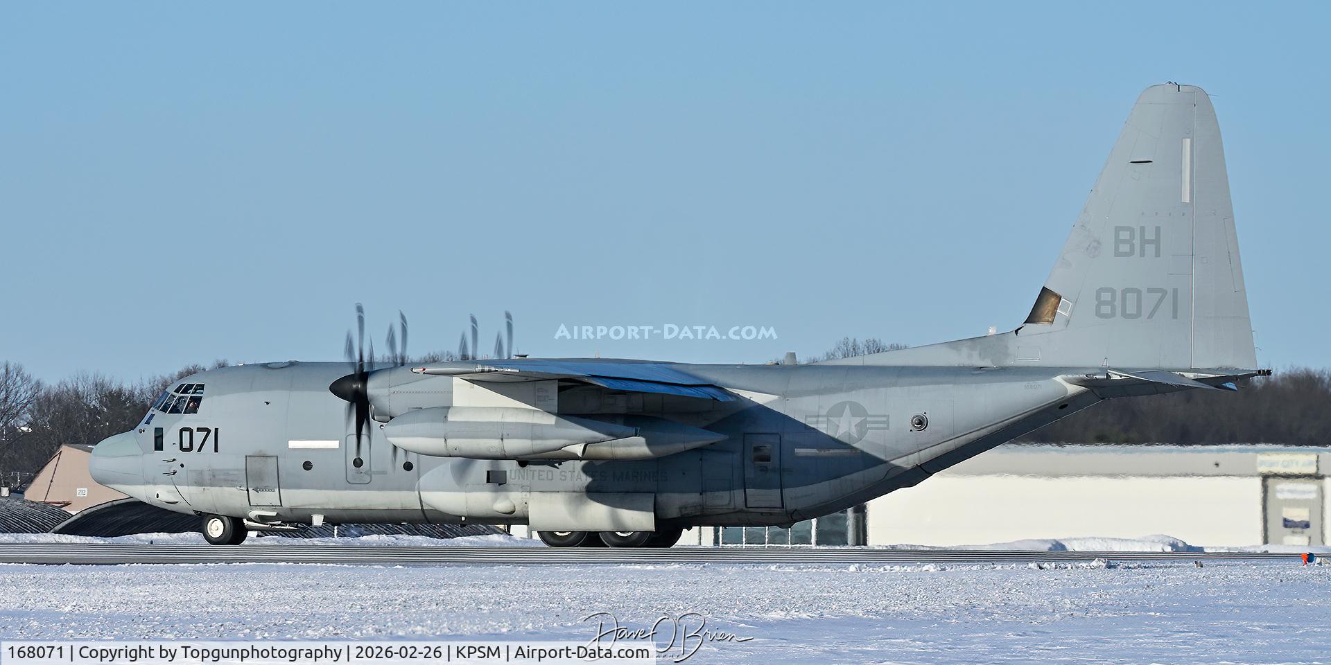 168071, Lockheed KC-130J Hercules C/N 382-5676, OTIS32 takes RW34