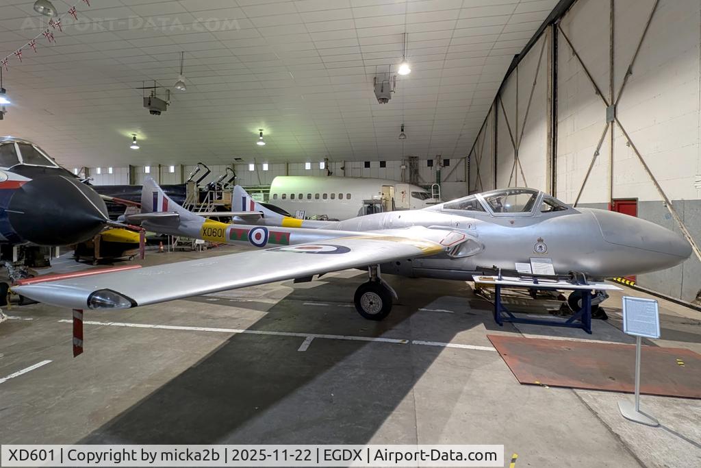 XD601, 1955 De Havilland DH-115 Vampire T.11 C/N 48700, Preserved
