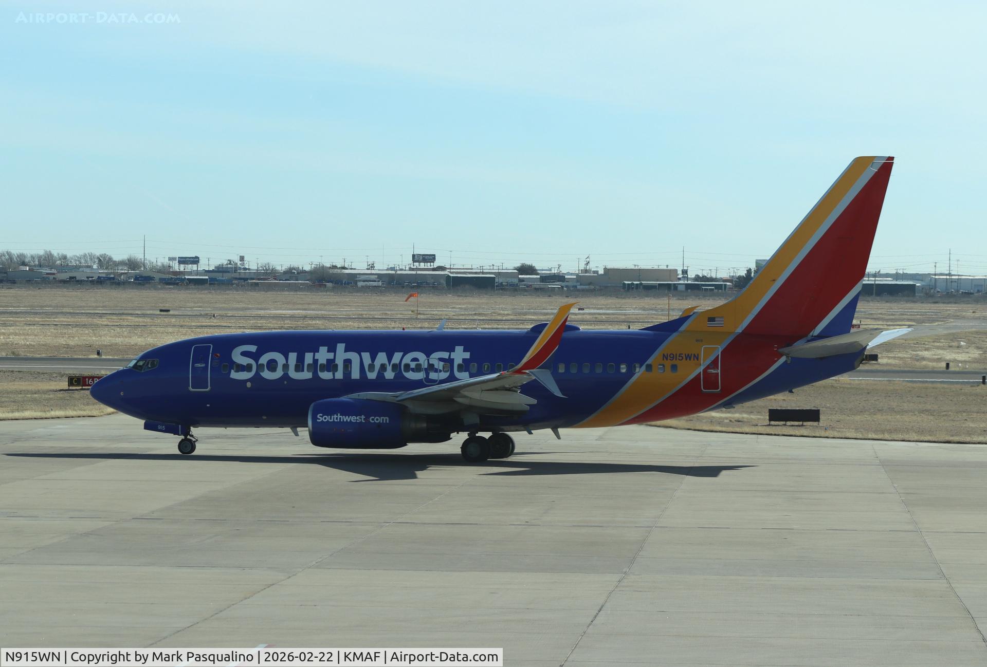 N915WN, 2008 Boeing 737-7H4 C/N 36888, Boeing 737-7H4