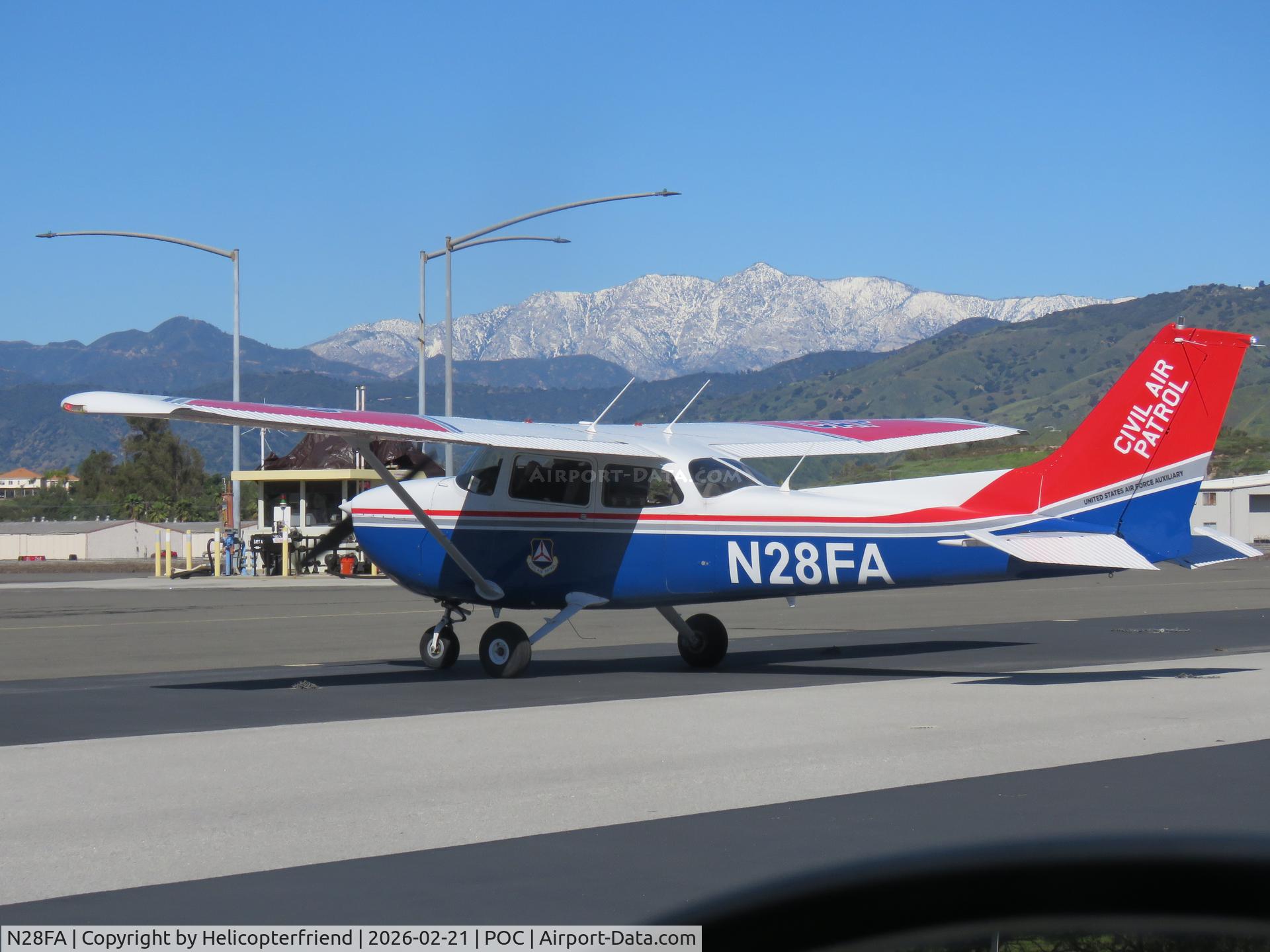 N28FA, 1980 Cessna 172P C/N 17274208, Parked in transit parking